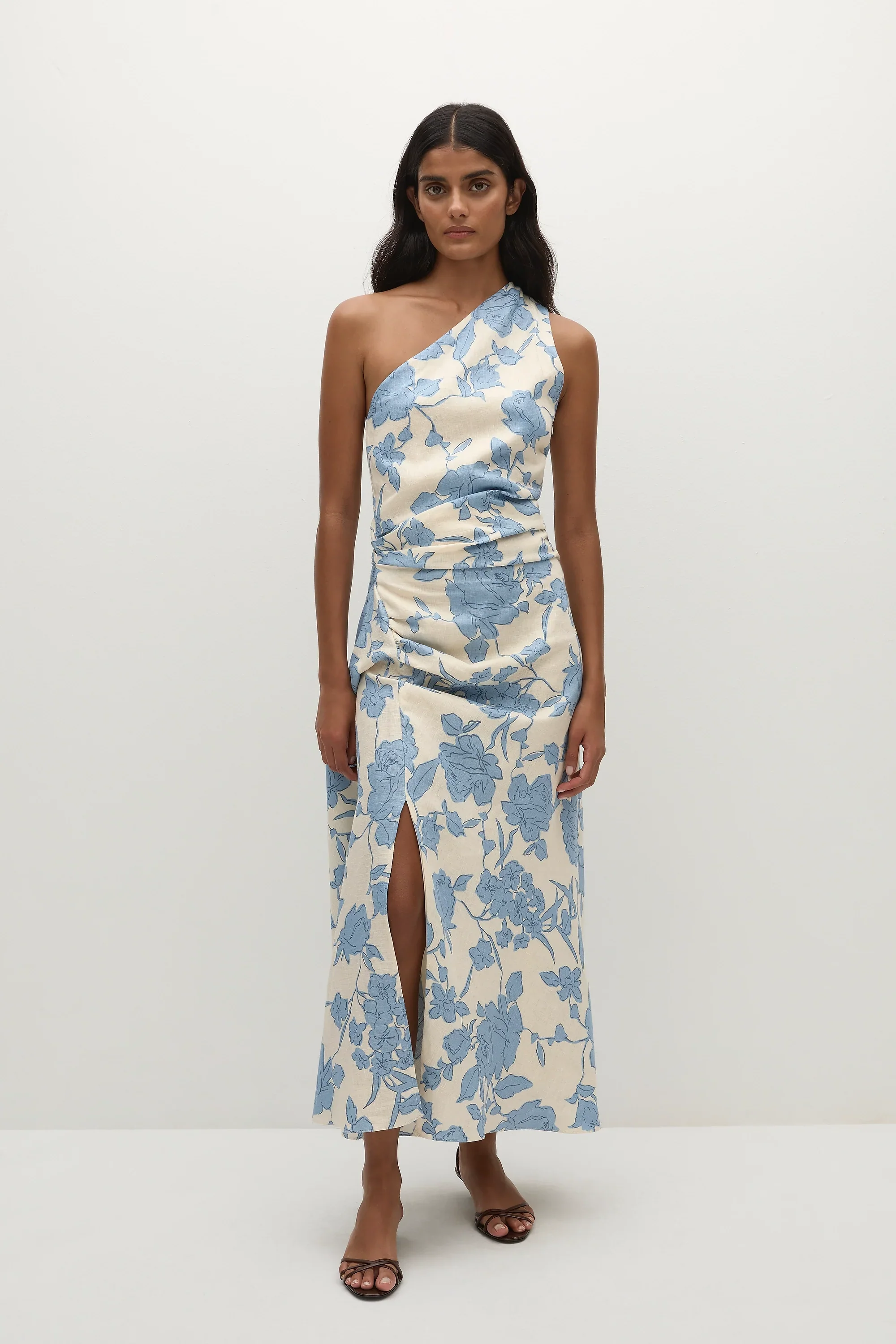 Faithfull - Euna Midi Dress Oline Floral - Image 3