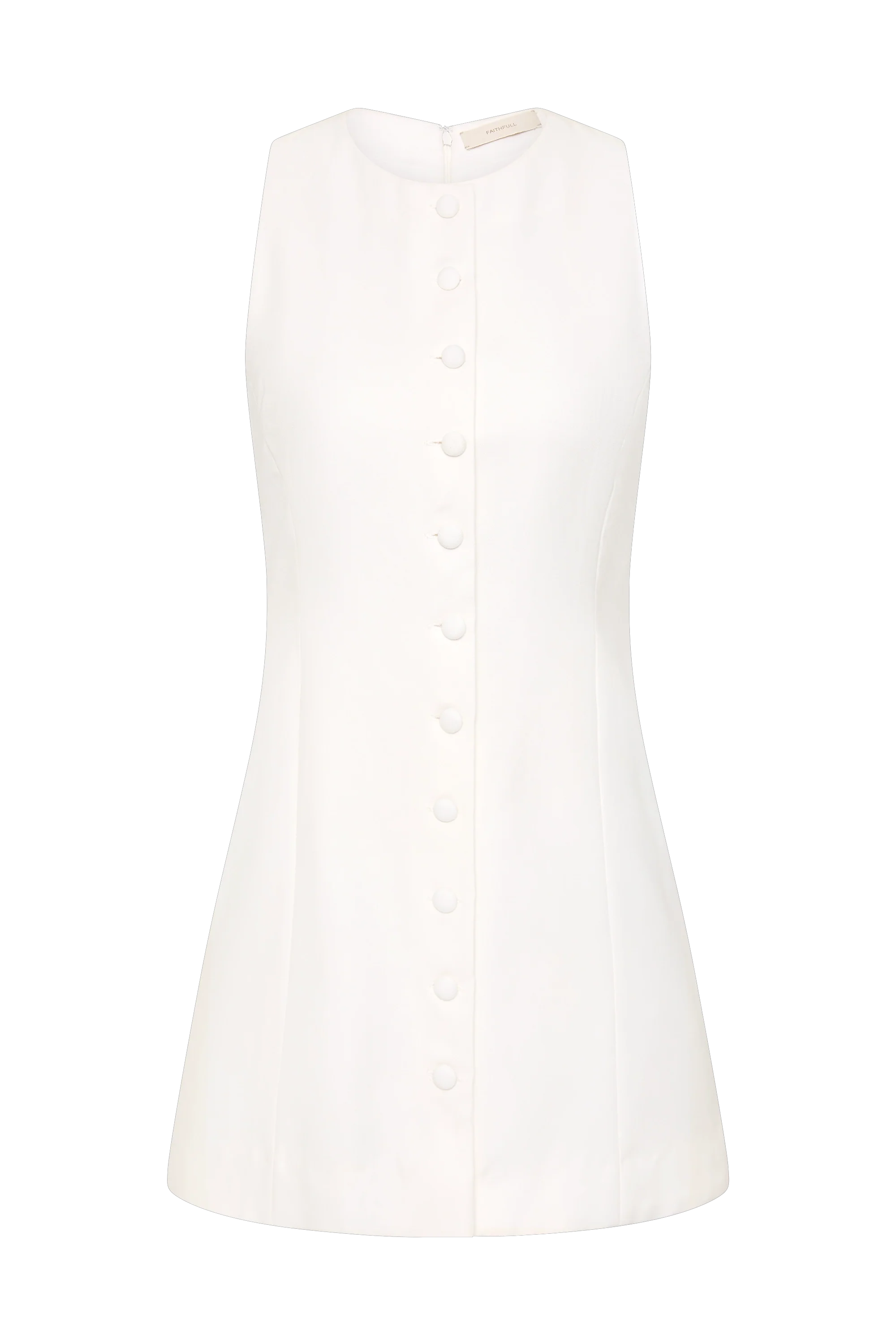 Faithfull - Eveline Mini Dress White - Final Sale - Image 8