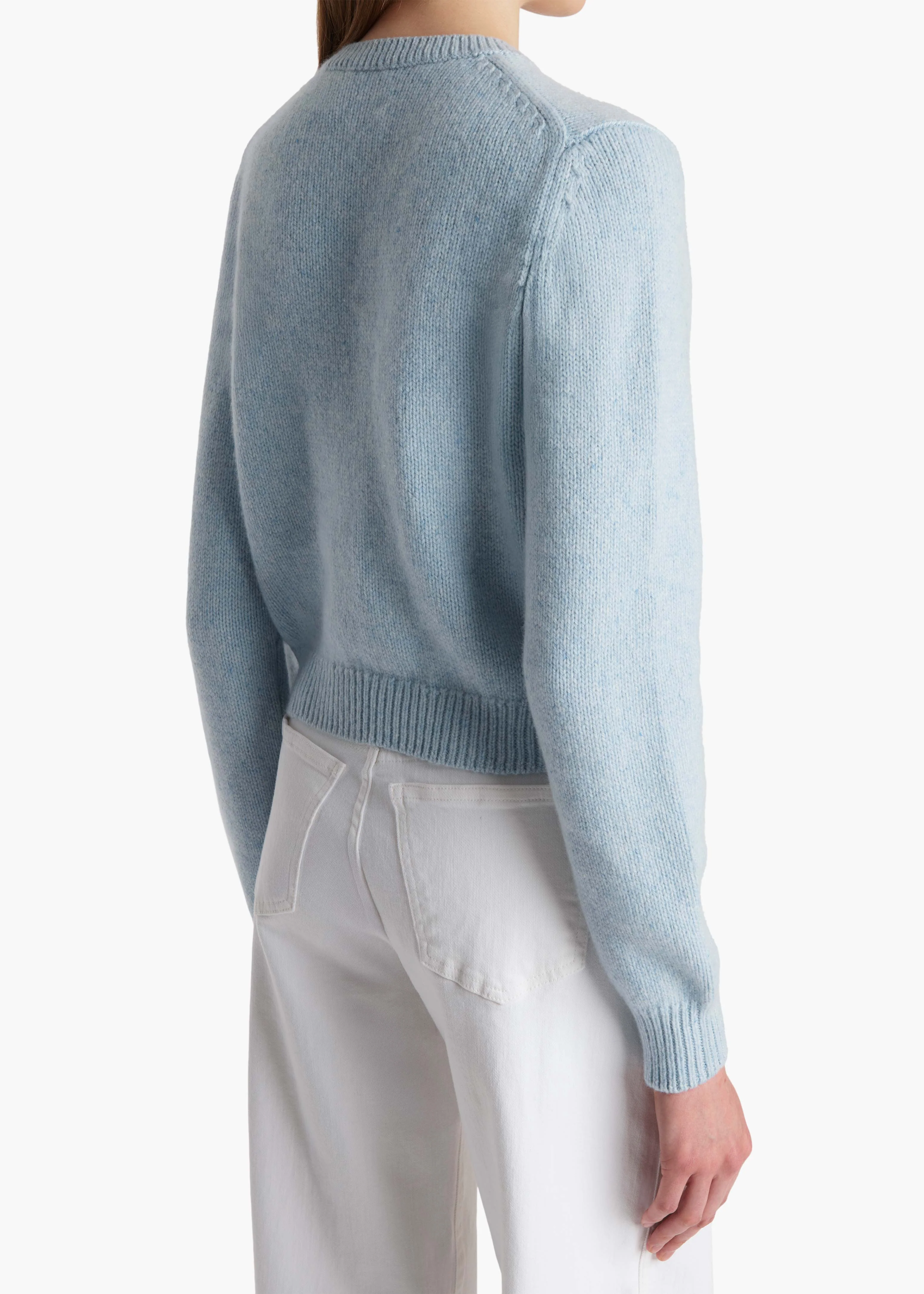 Khaite - Everheart Cardigan in Atmosphere - Image 13