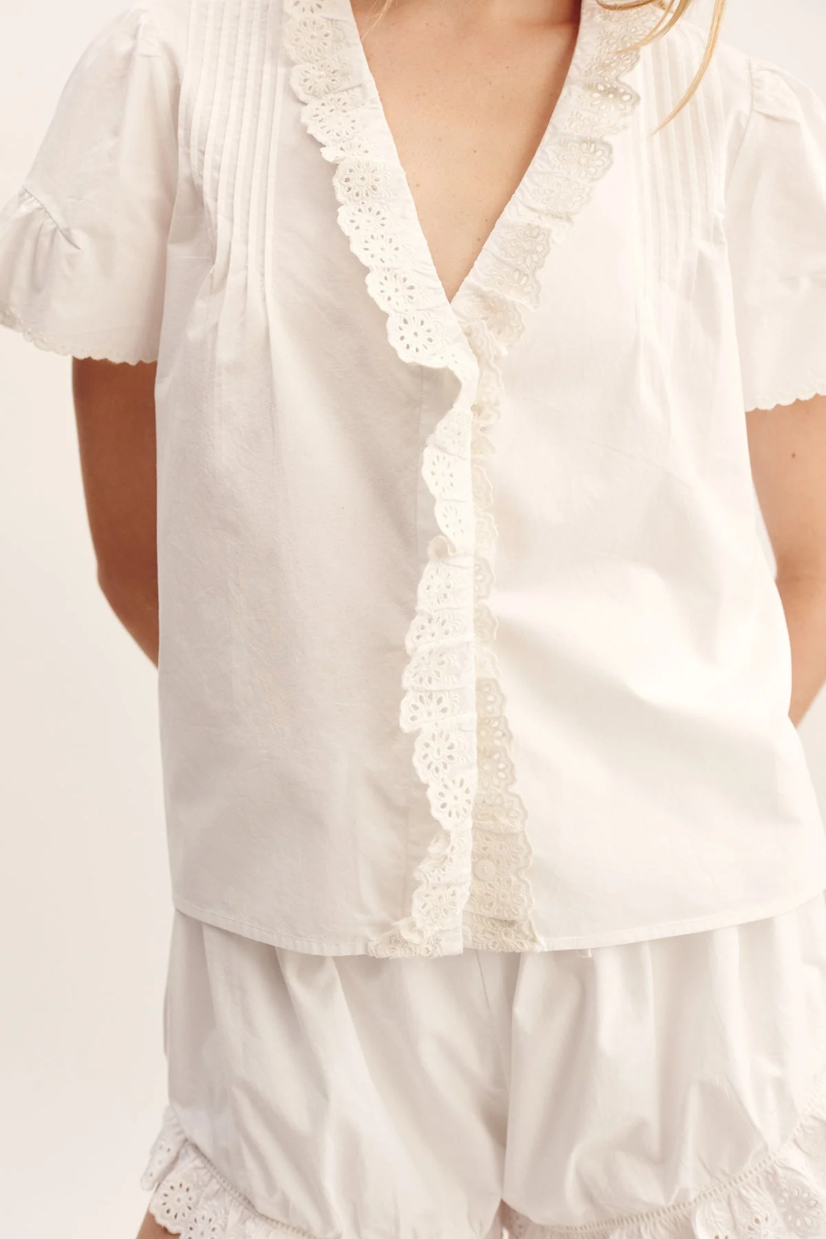 Posse - EZRA BLOUSE - VINTAGE WHITE - Image 2