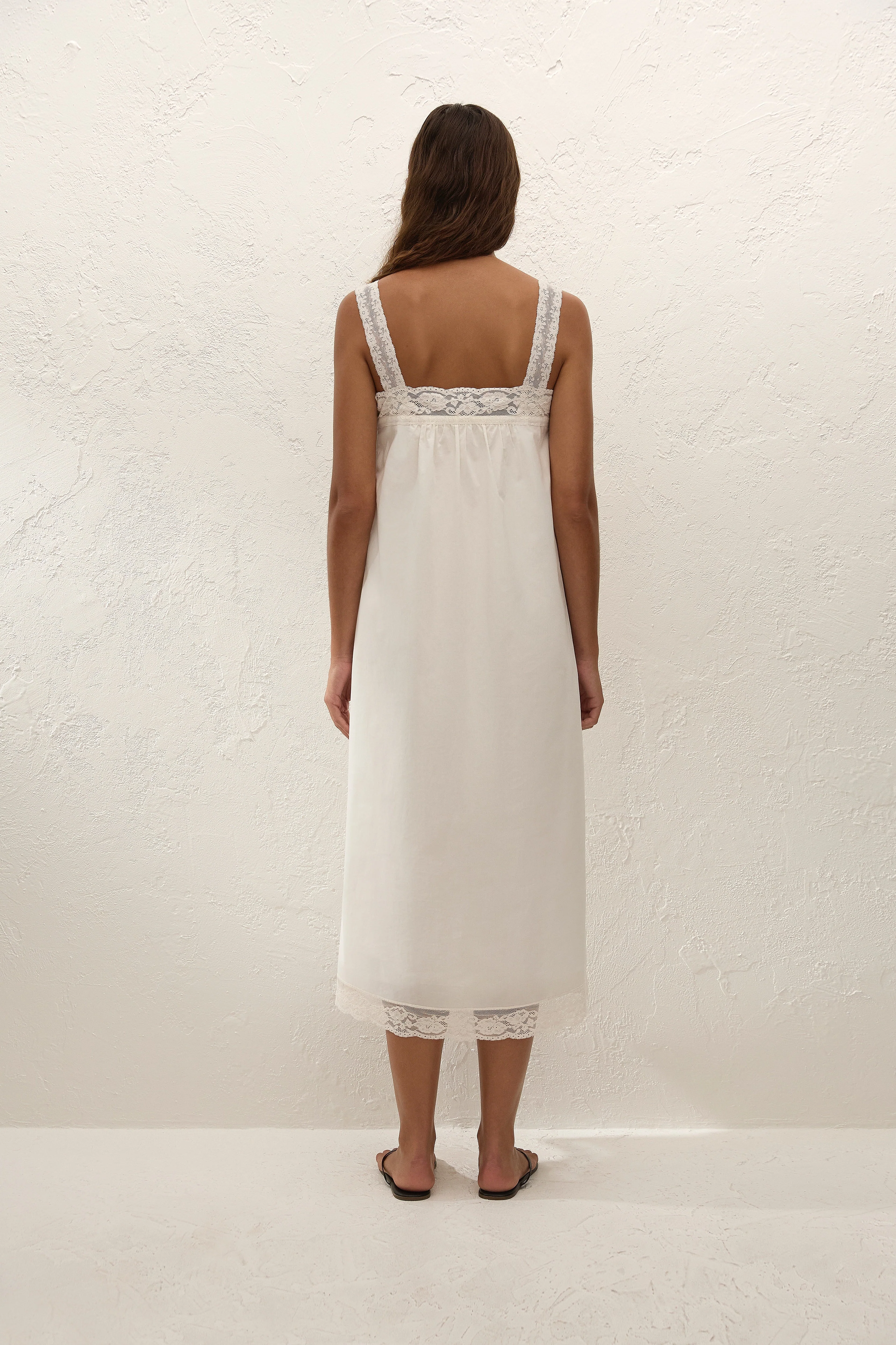 Faithfull - Cristina Midi Dress Mila Lace Ivory - Image 4