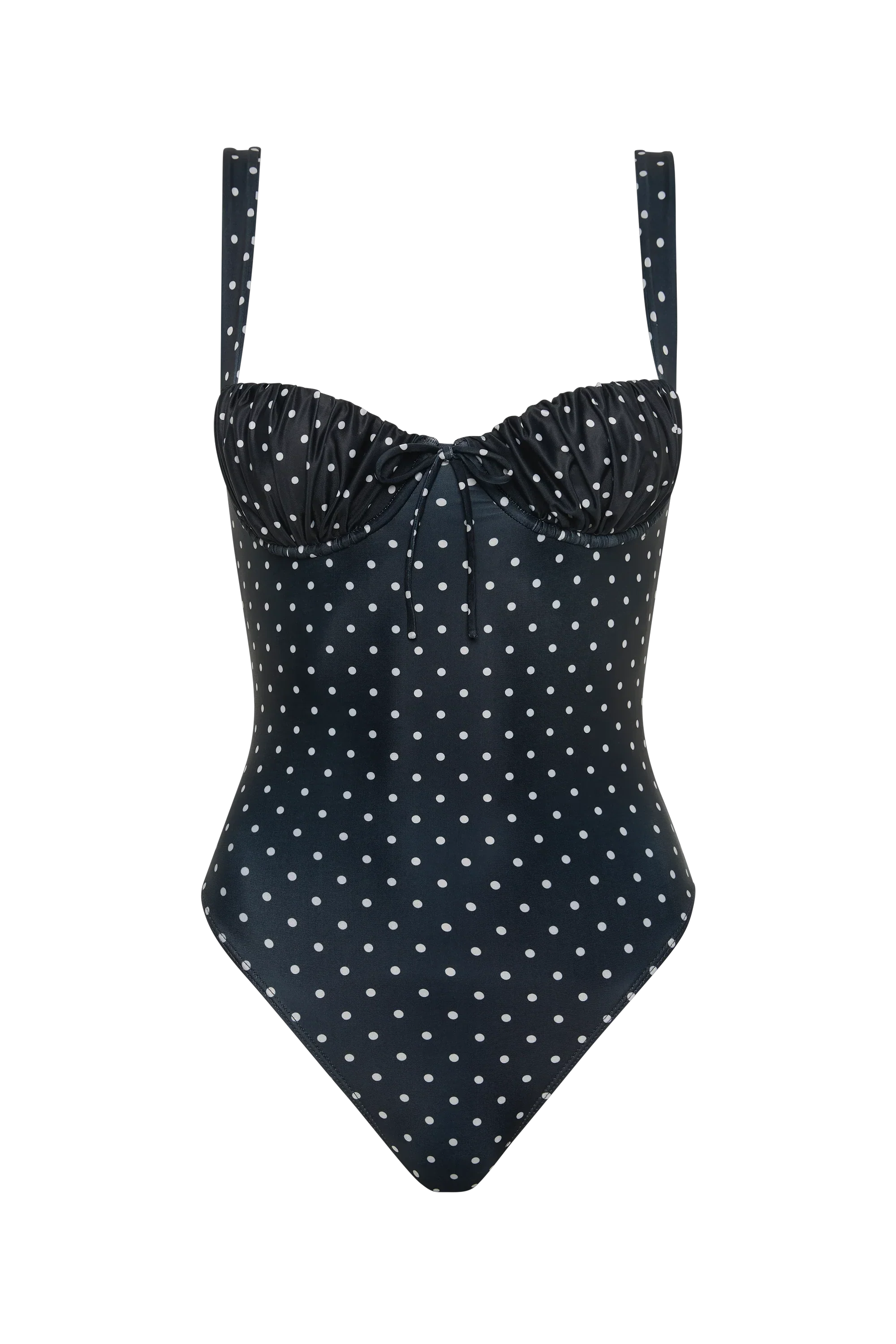 Faithfull - Dinard One Piece Lola Polka Dot Black Cream - Image 6