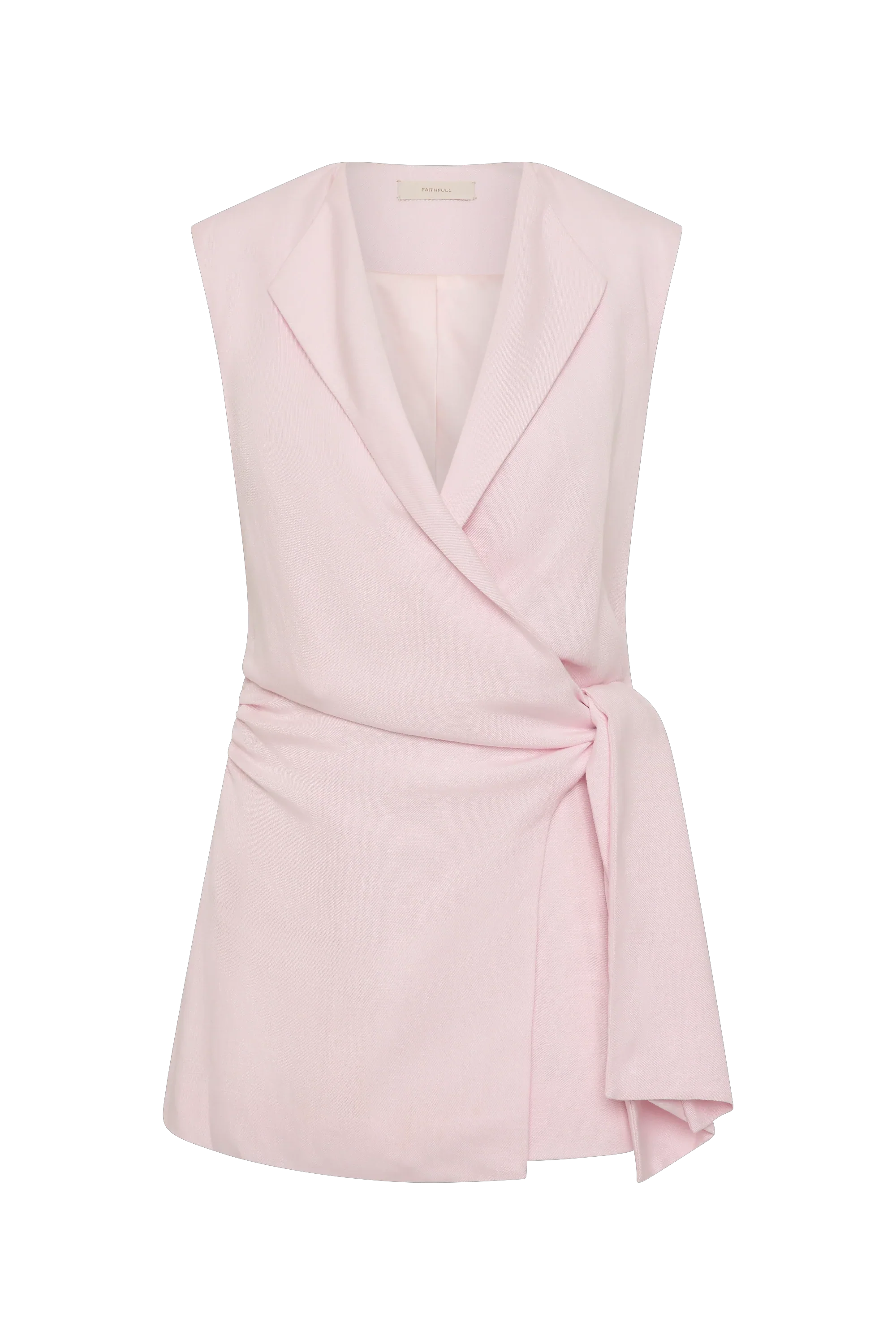 Faithfull - Jagger Wrap Vest Pale Pink - Image 7
