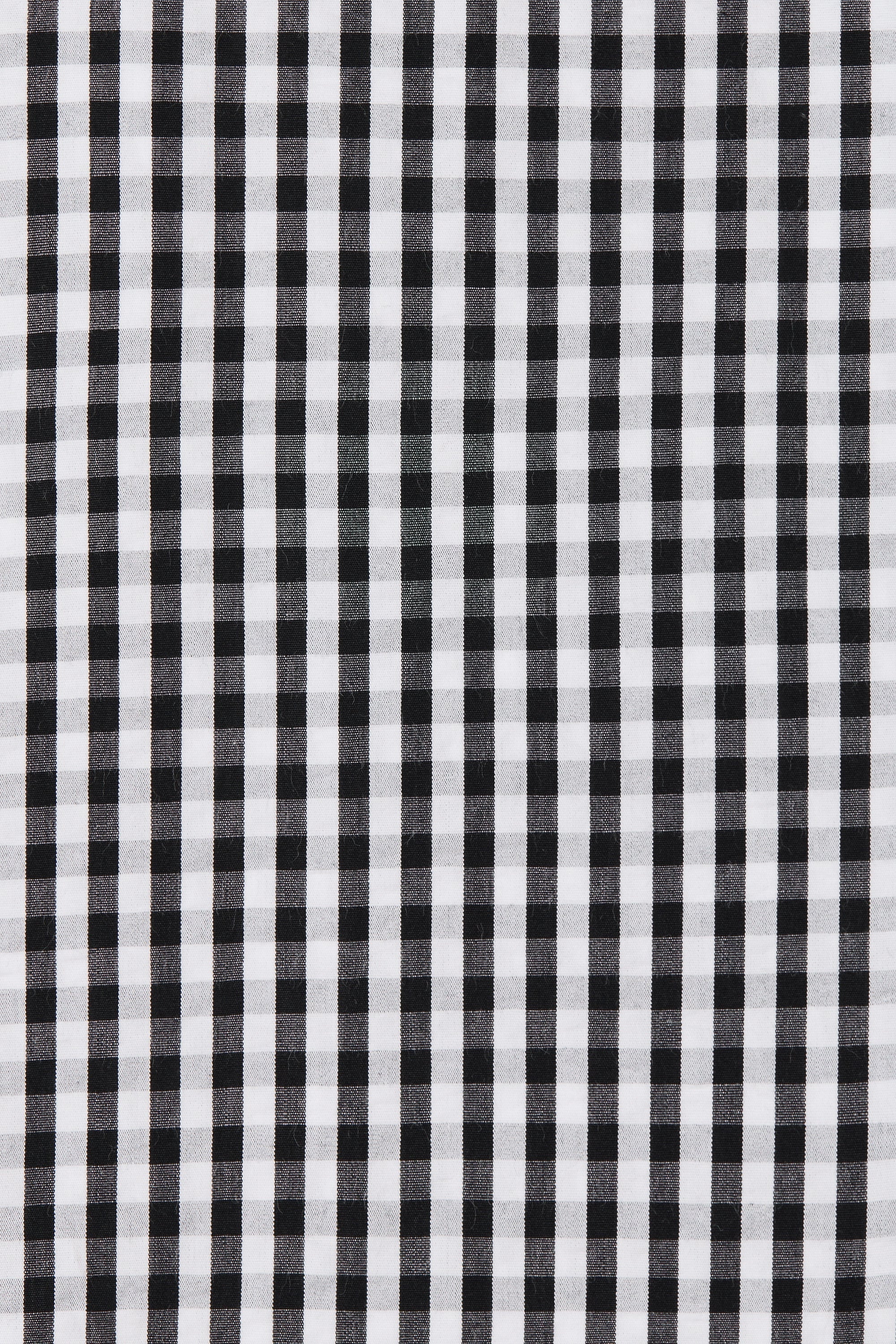 Faithfull - Lucia Head Scarf Black Textured Gingham - Image 4