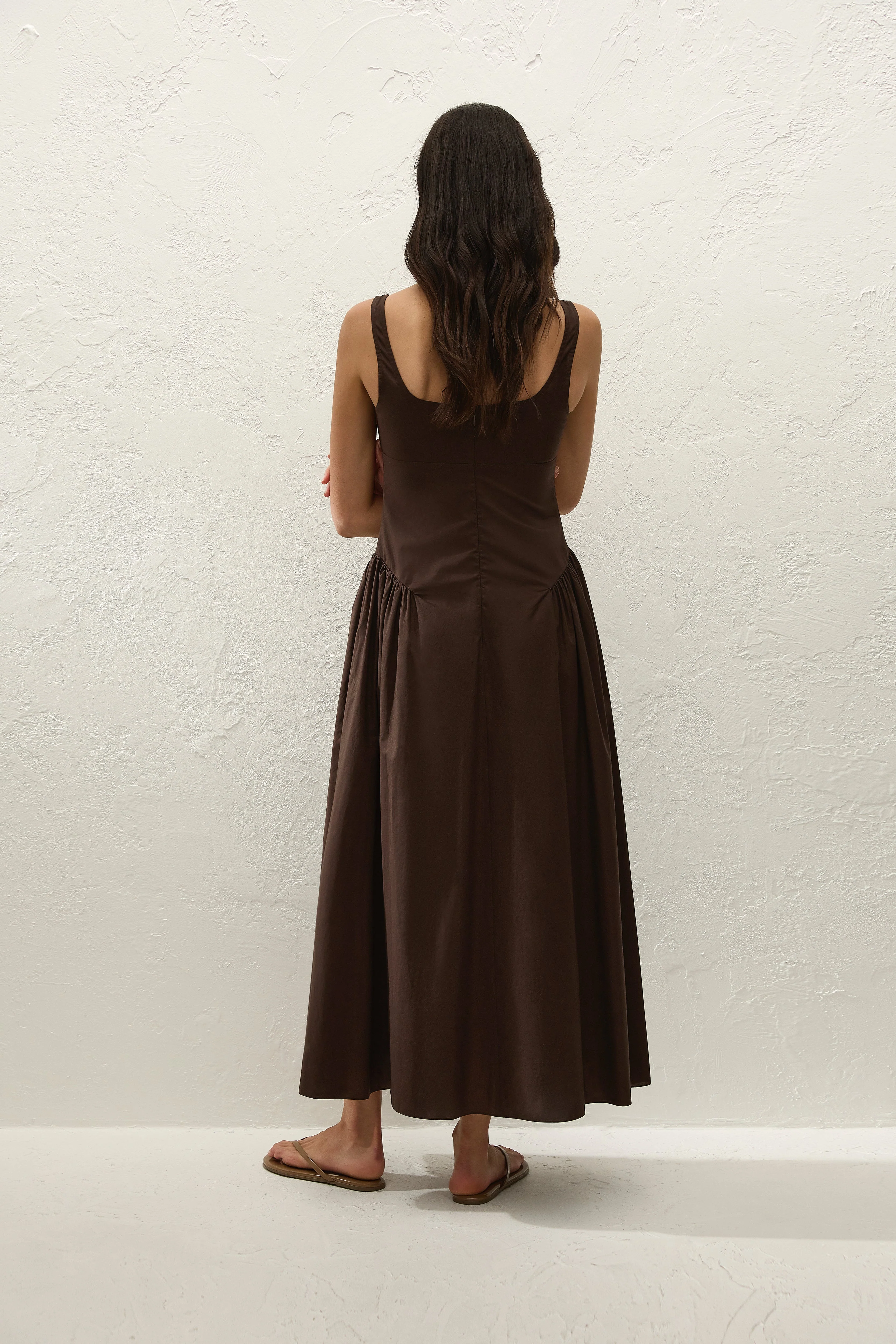 Faithfull - Marcella Midi Dress Espresso - Image 5
