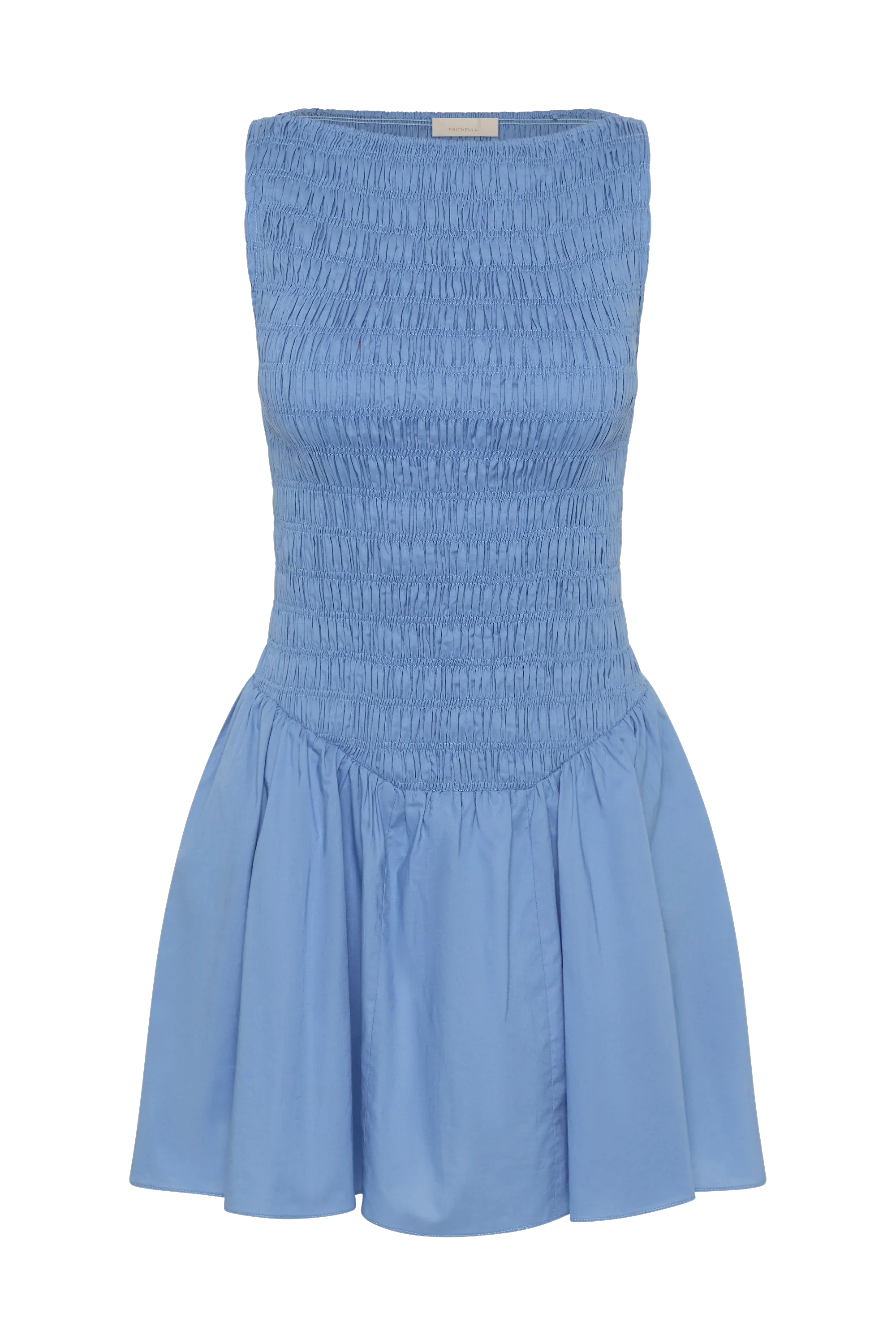 Faithfull - Martina Mini Dress Venice Blue - Image 7