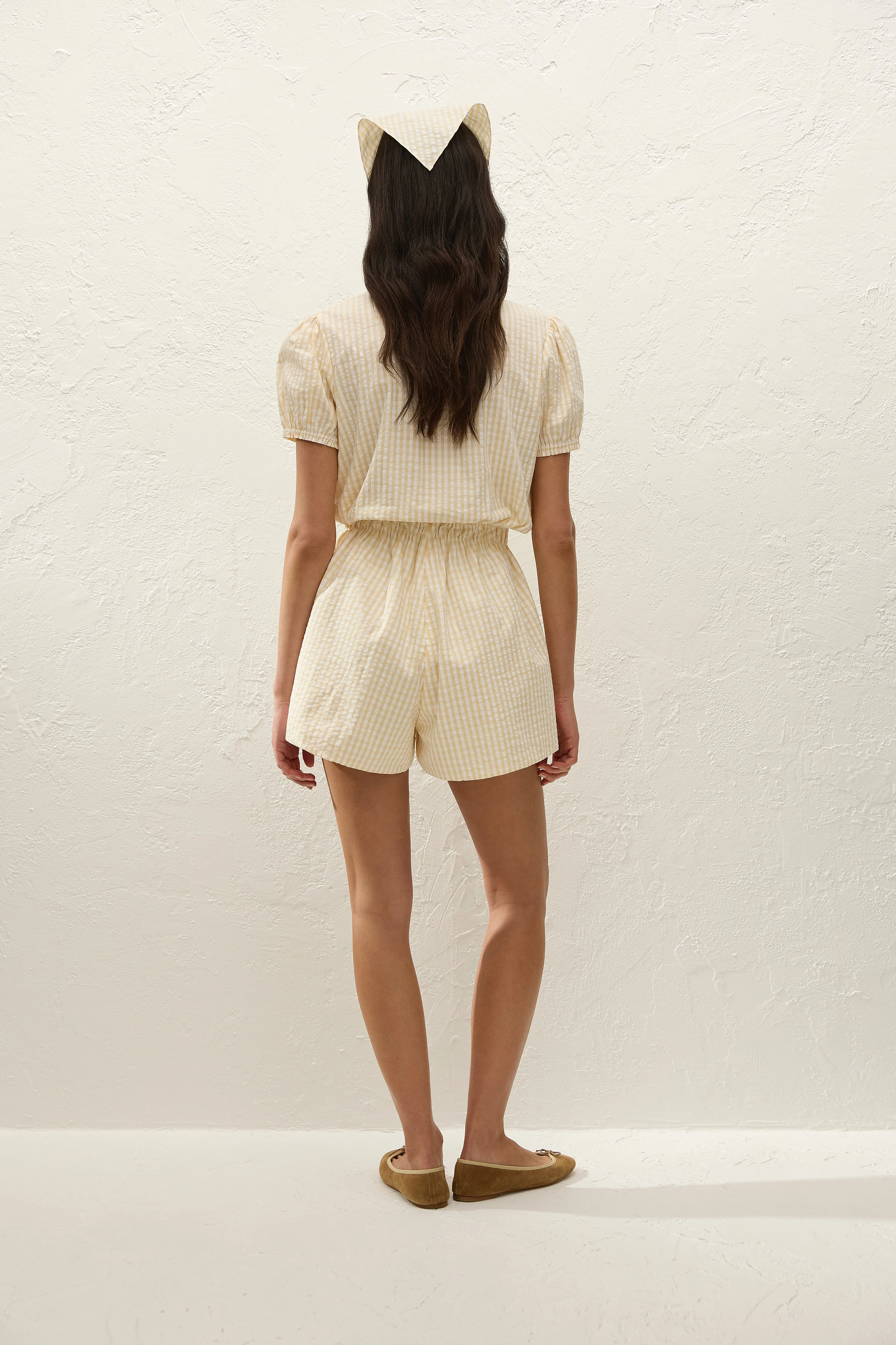 Faithfull - Roma Playsuit Butter Textured Gingham - Image 4