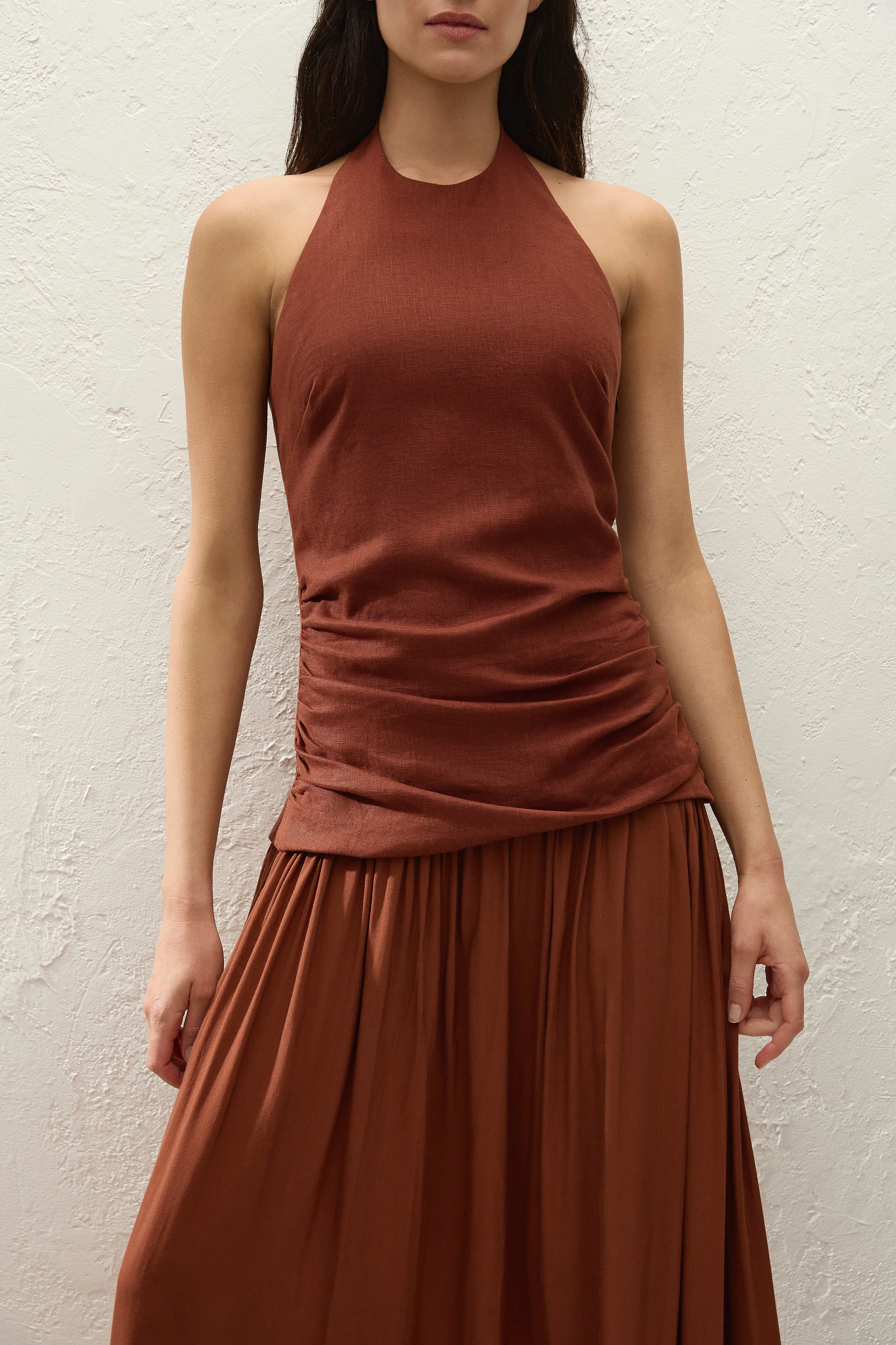 Faithfull - Tali Maxi Dress Terracotta - Image 3