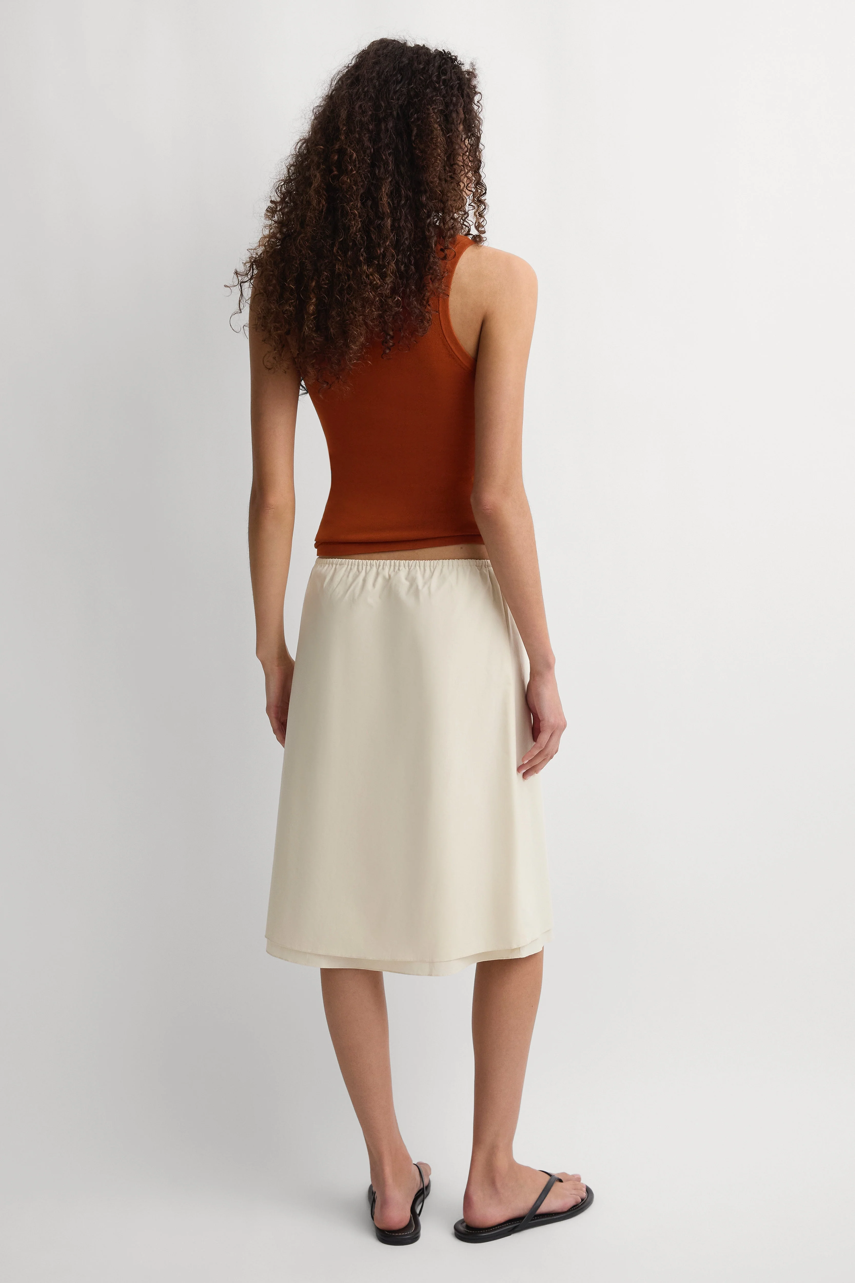 Faithfull - The Knee Skirt Milk - Image 5