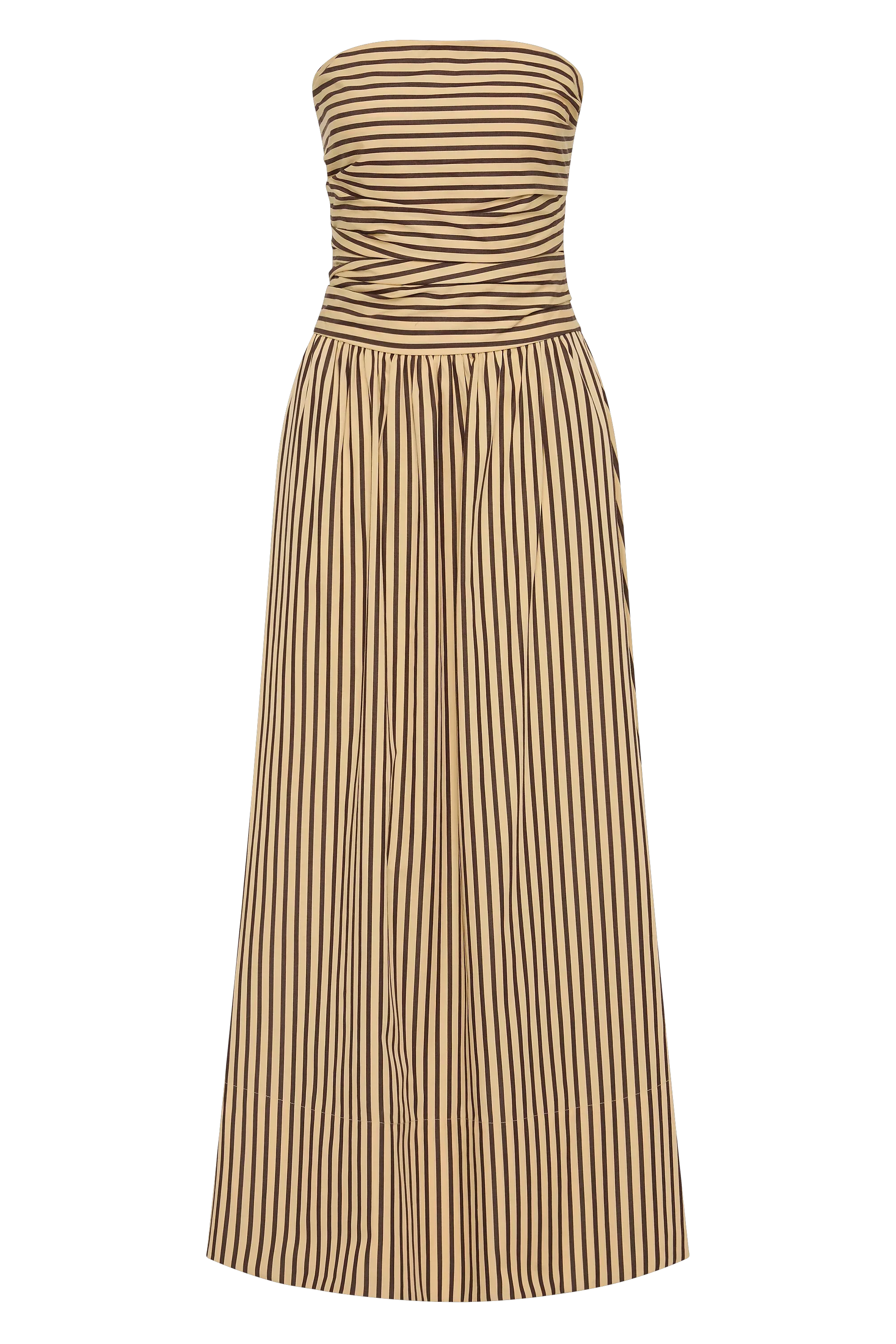 Faithfull - Vera Maxi Dress Carmen Stripe Sand Cedar - Image 6