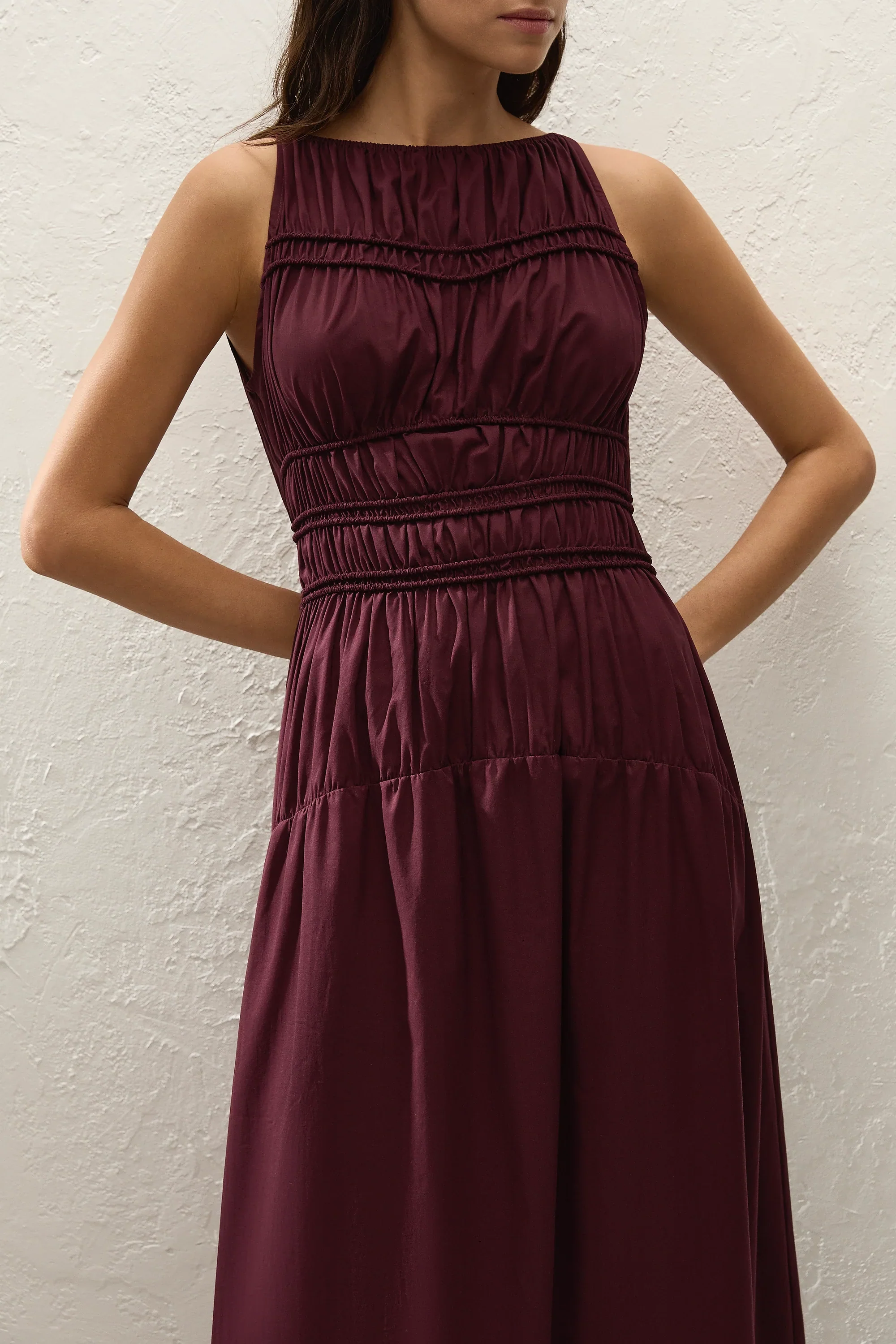 Faithfull - Yael Midi Dress Mulberry - Image 2