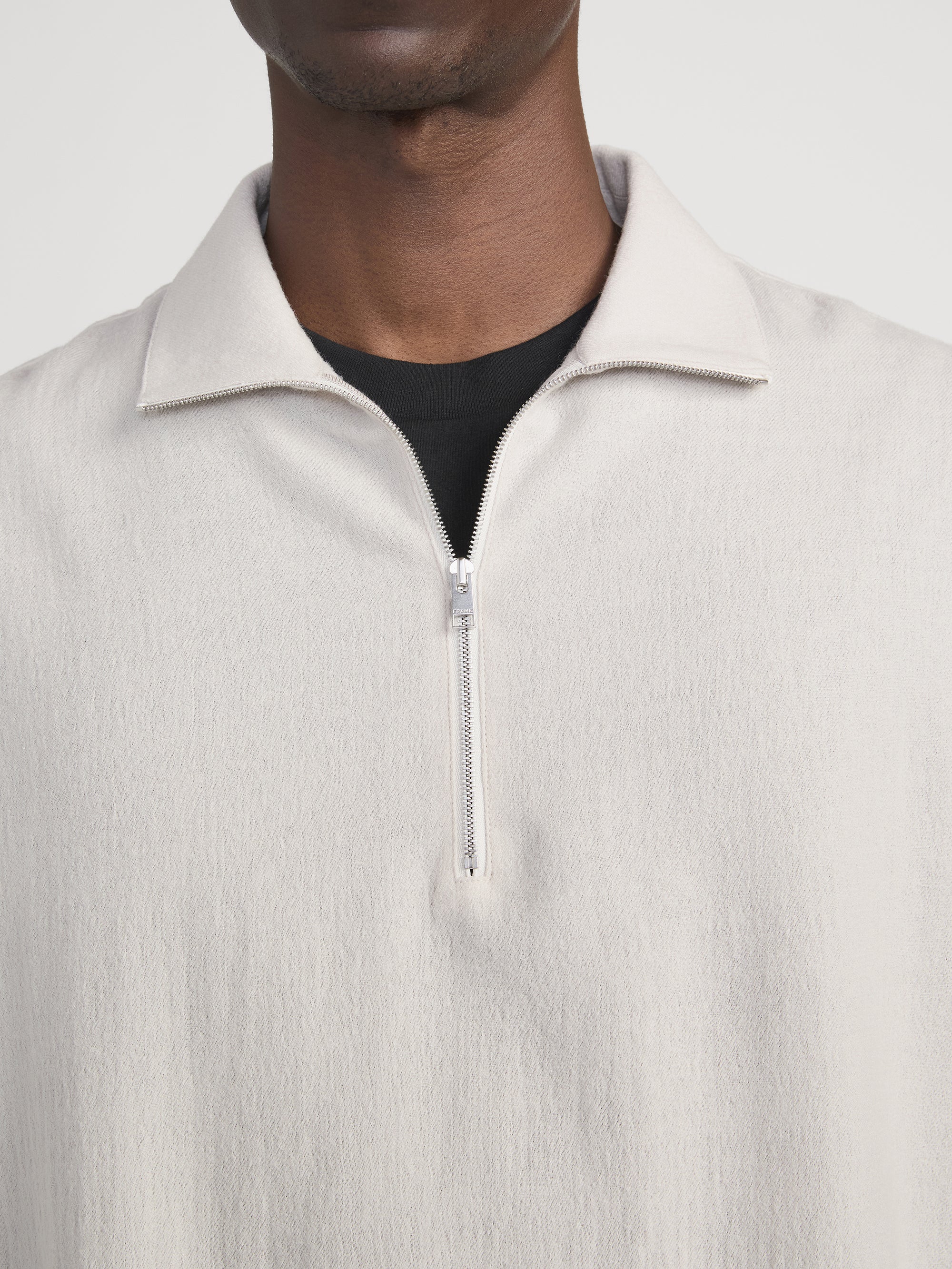 FRAME - Half Zip Overshirt Jacket - Image 5