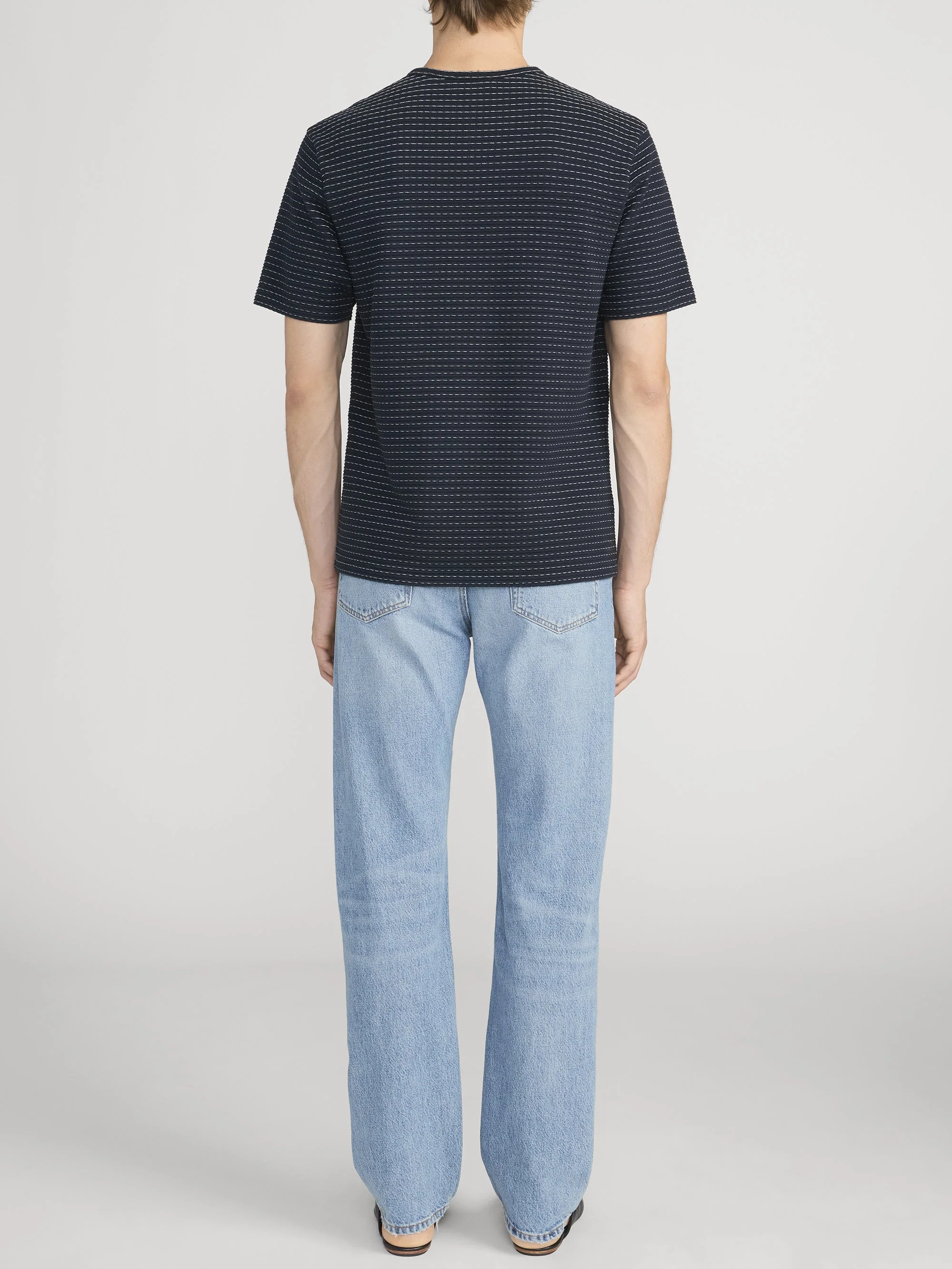 FRAME - Jacquard Stripe Tee - Image 6