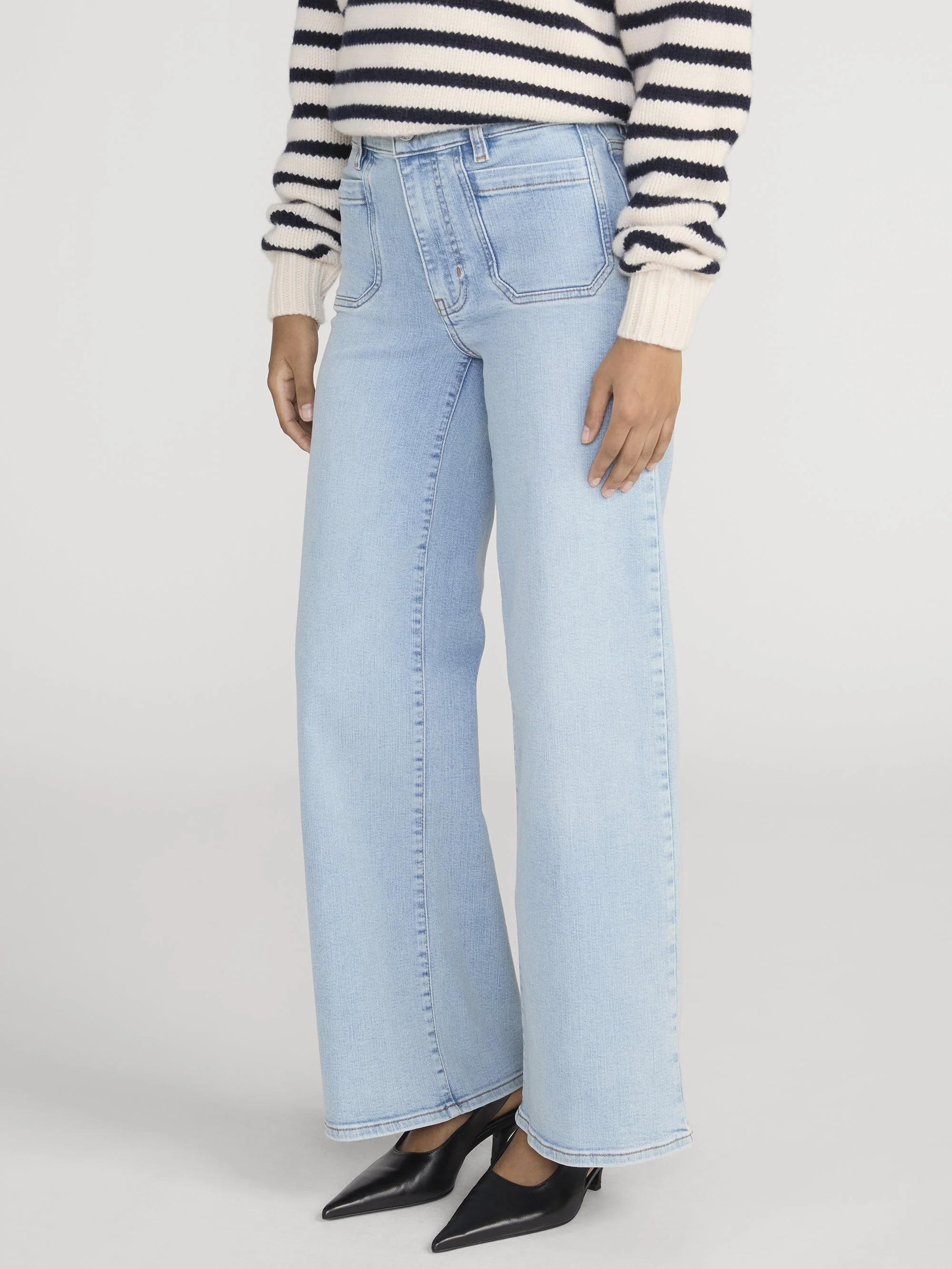 FRAME - Le Pixie Slim Palazzo Modernist Pocket - Image 4
