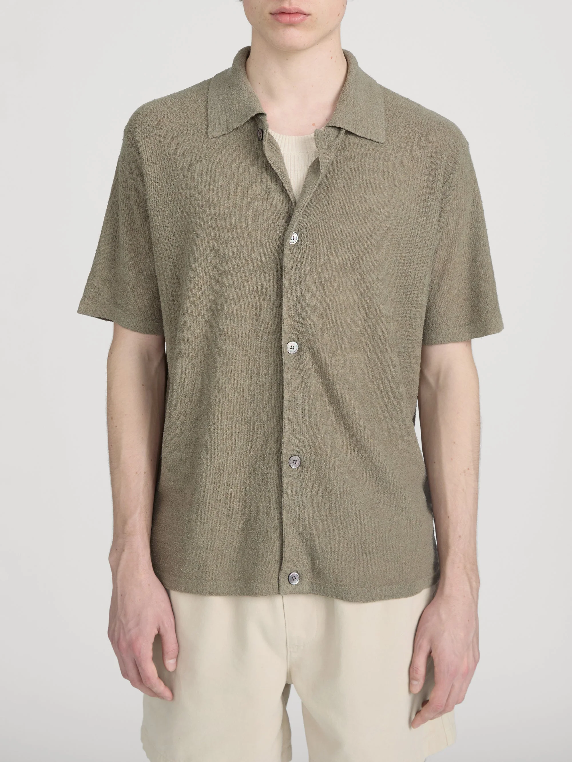 FRAME - Light Cotton Silk Cardigan - Image 3