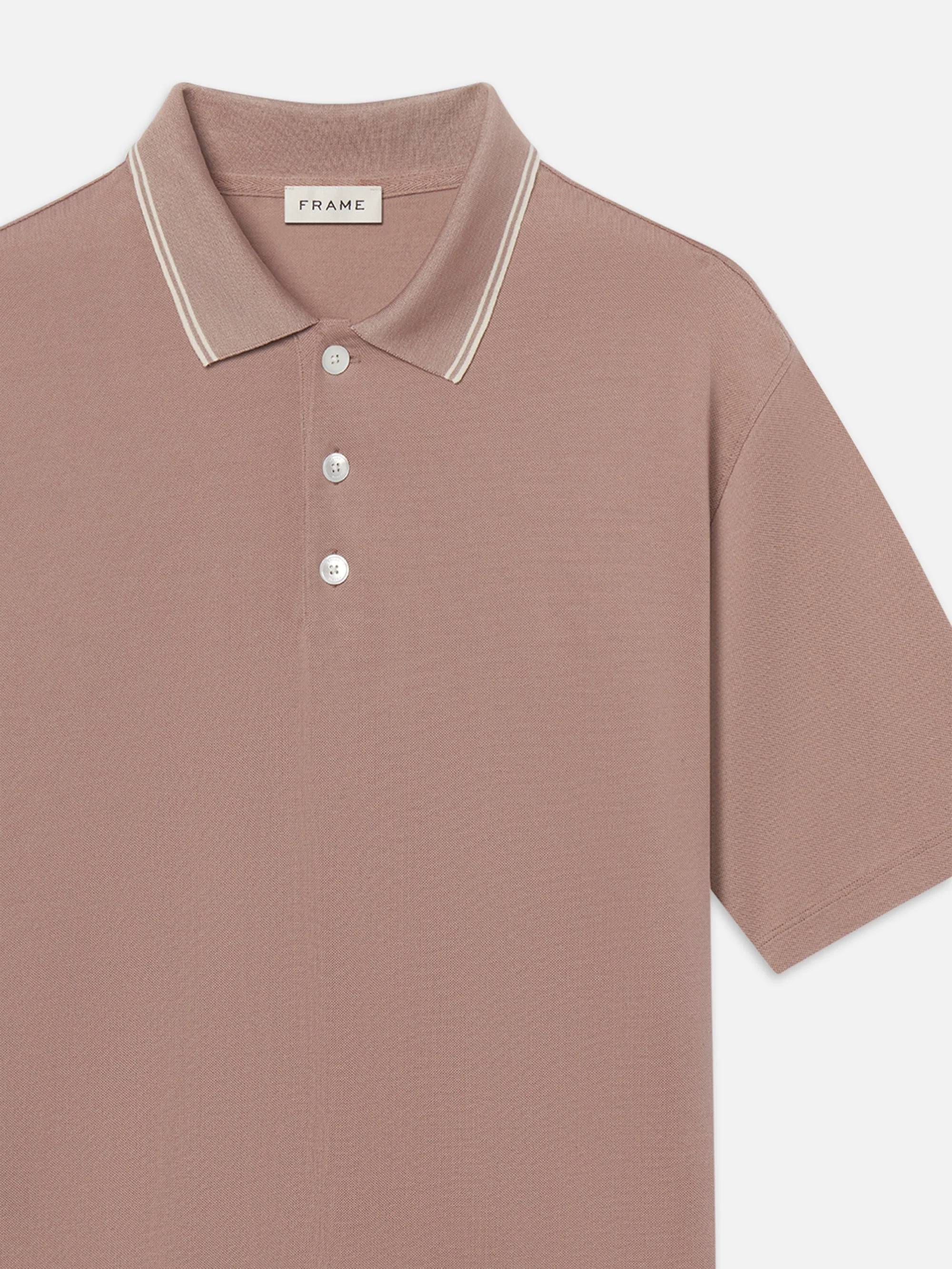 FRAME - Light Pique Polo - Image 8