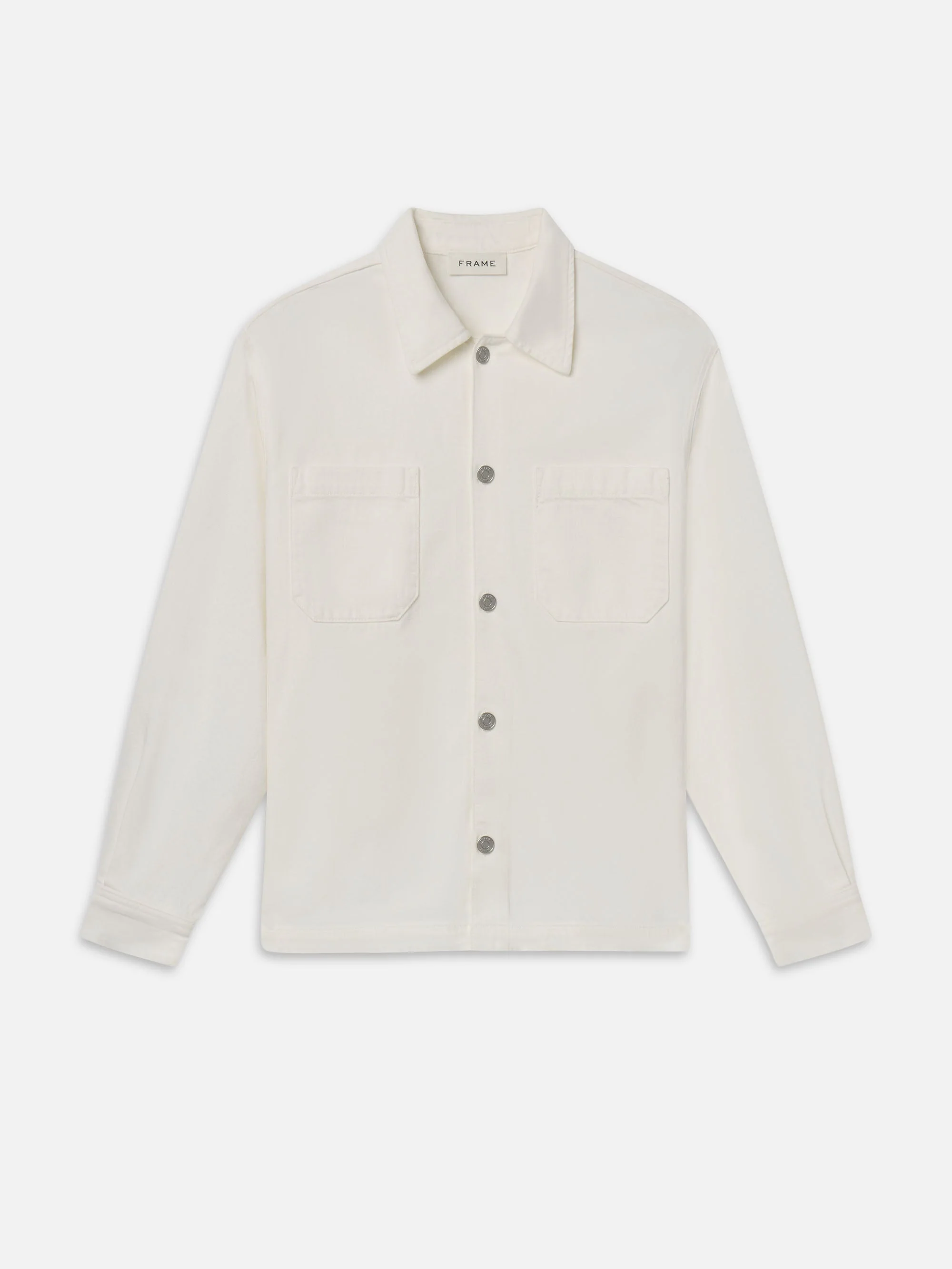 FRAME - Linen Blend Shirt Jacket