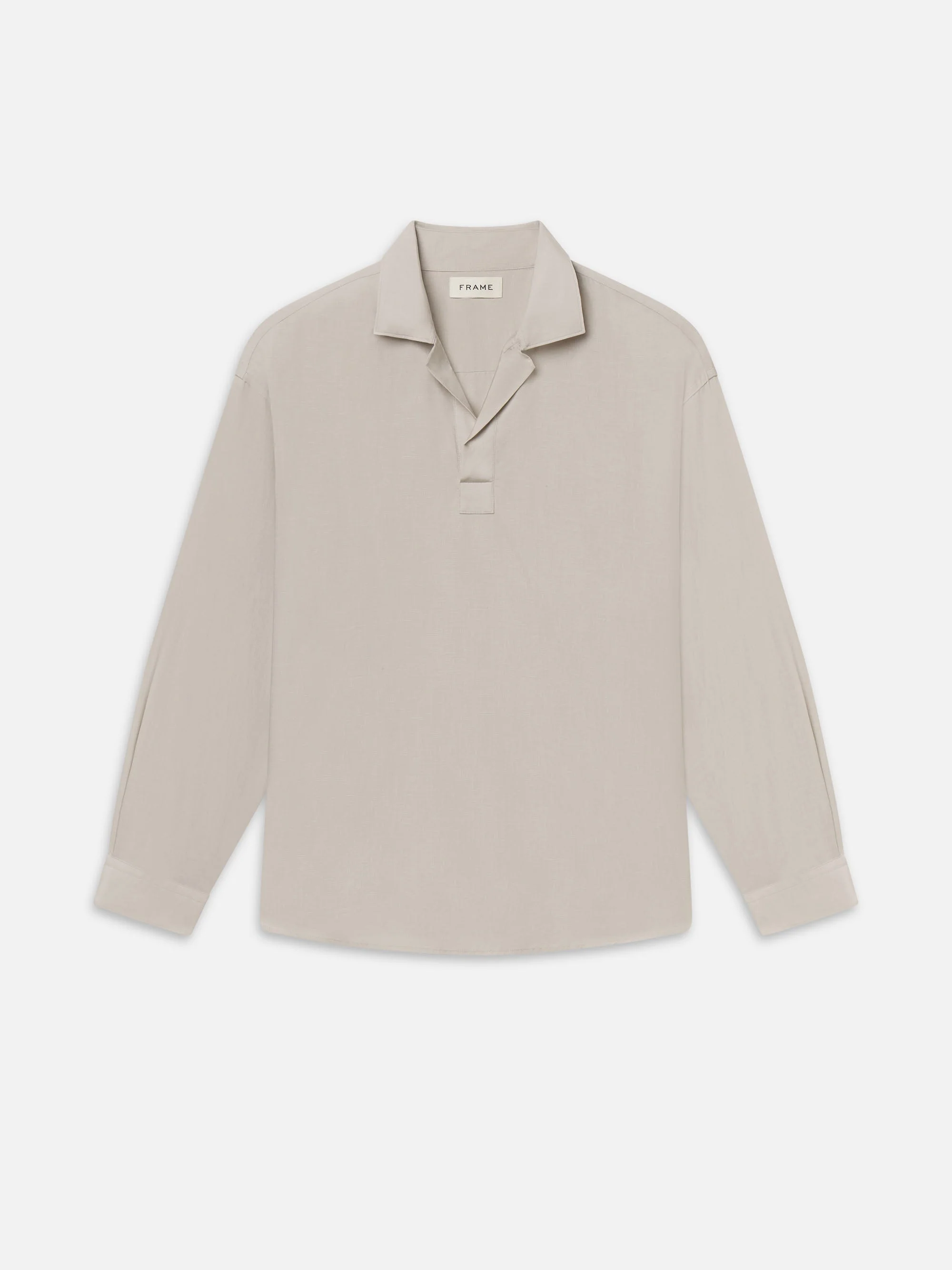 FRAME - Linen Henley Shirt