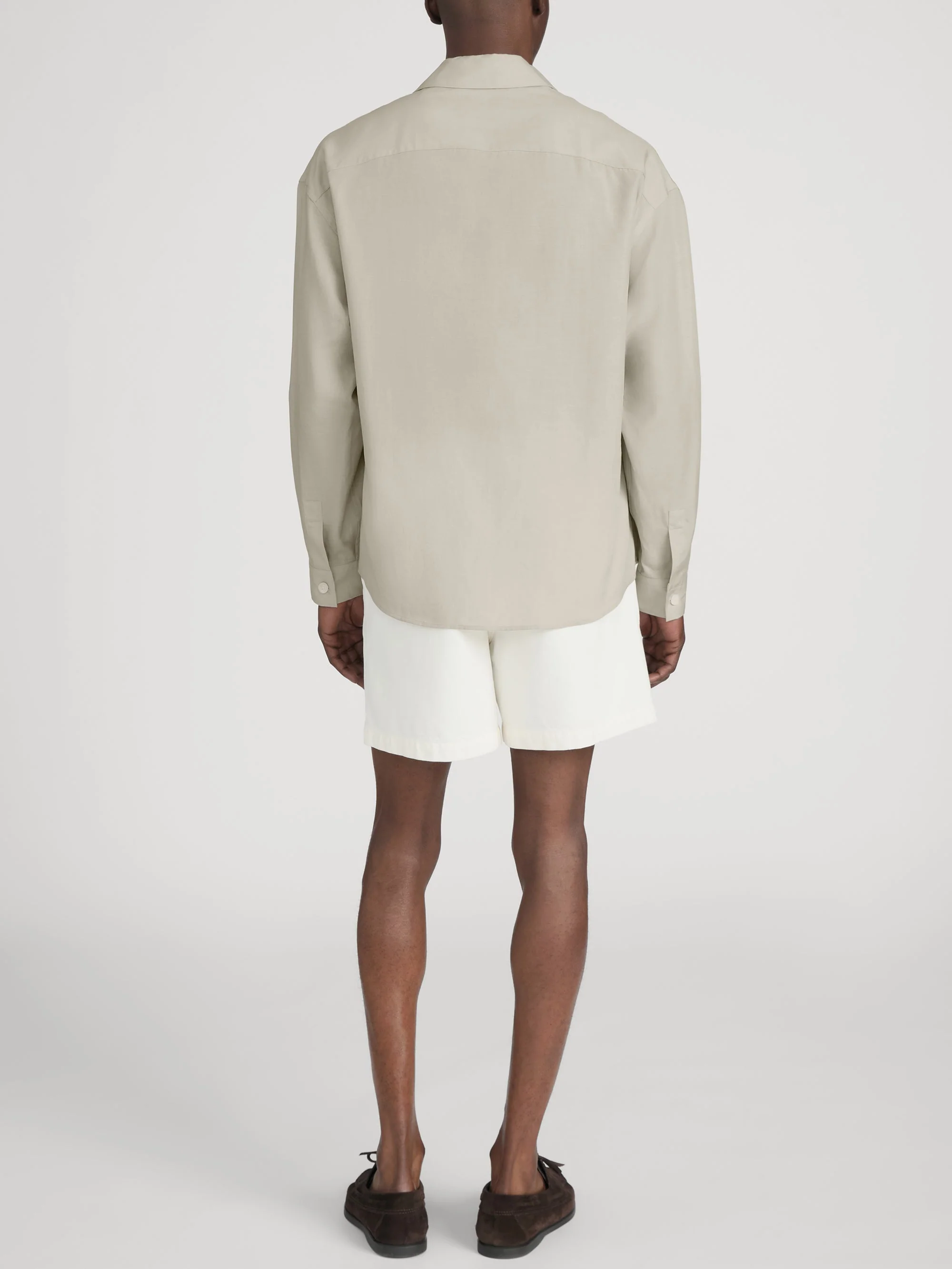 FRAME - Linen Henley Shirt - Image 6