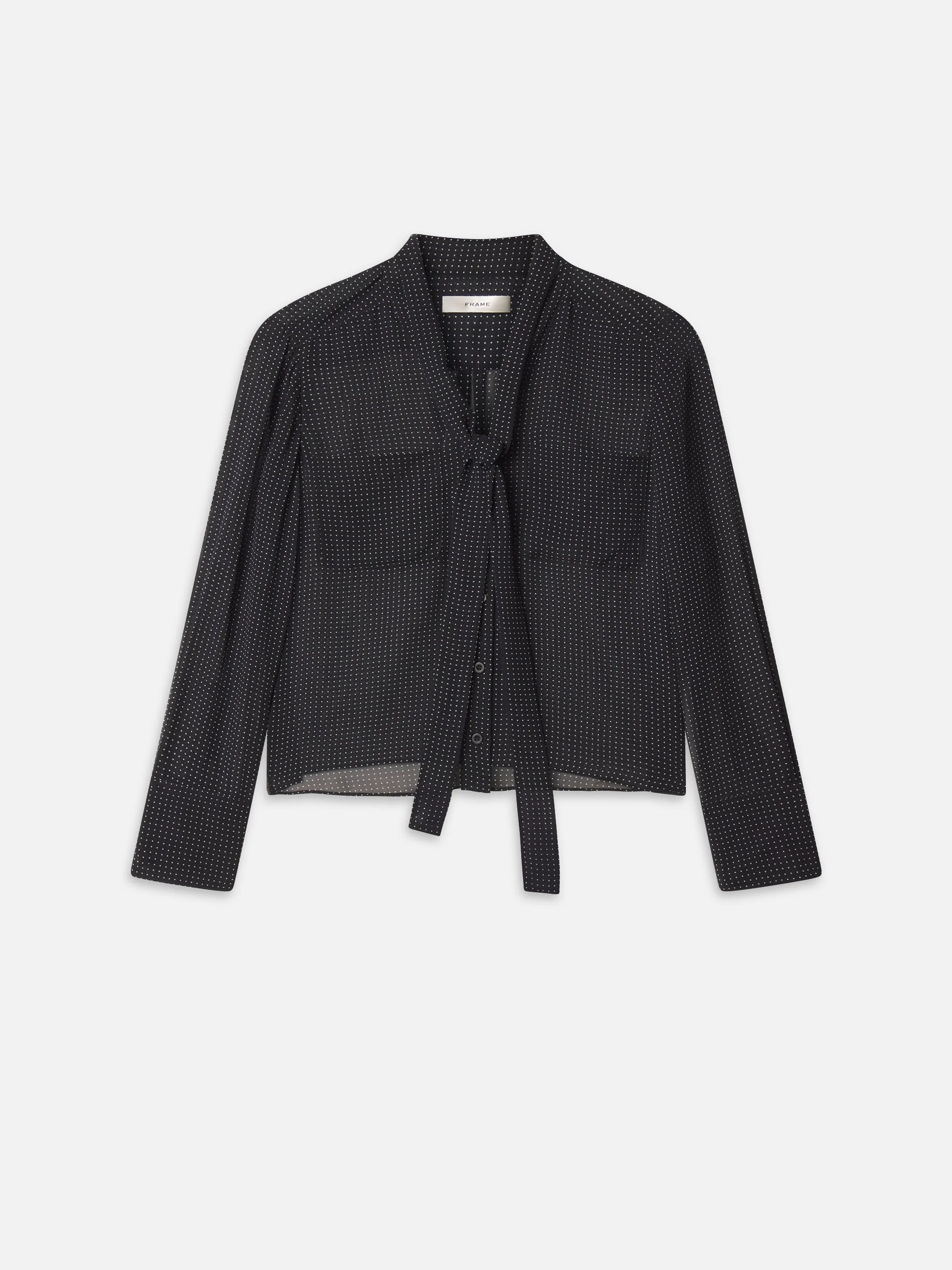 FRAME - Modern Tie Blouse - Image 3
