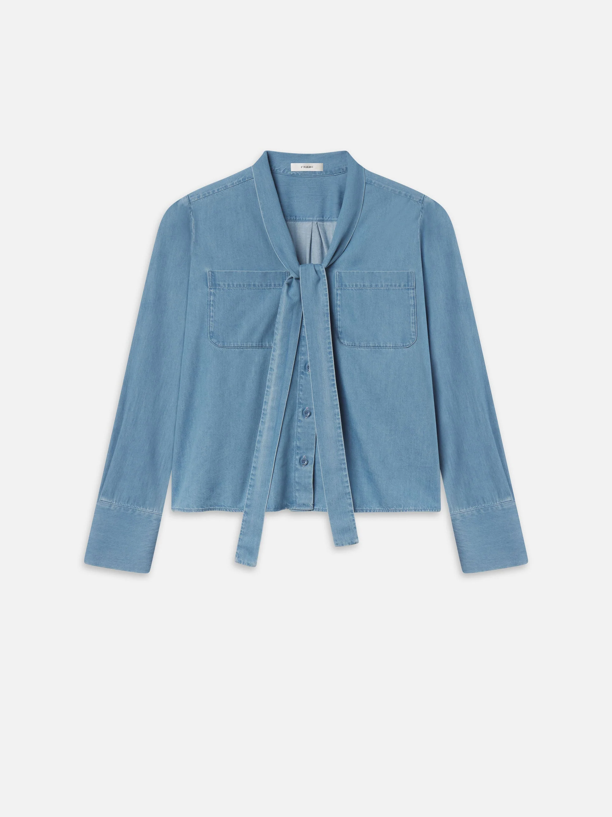 FRAME - Modern Tie Blouse - Image 5