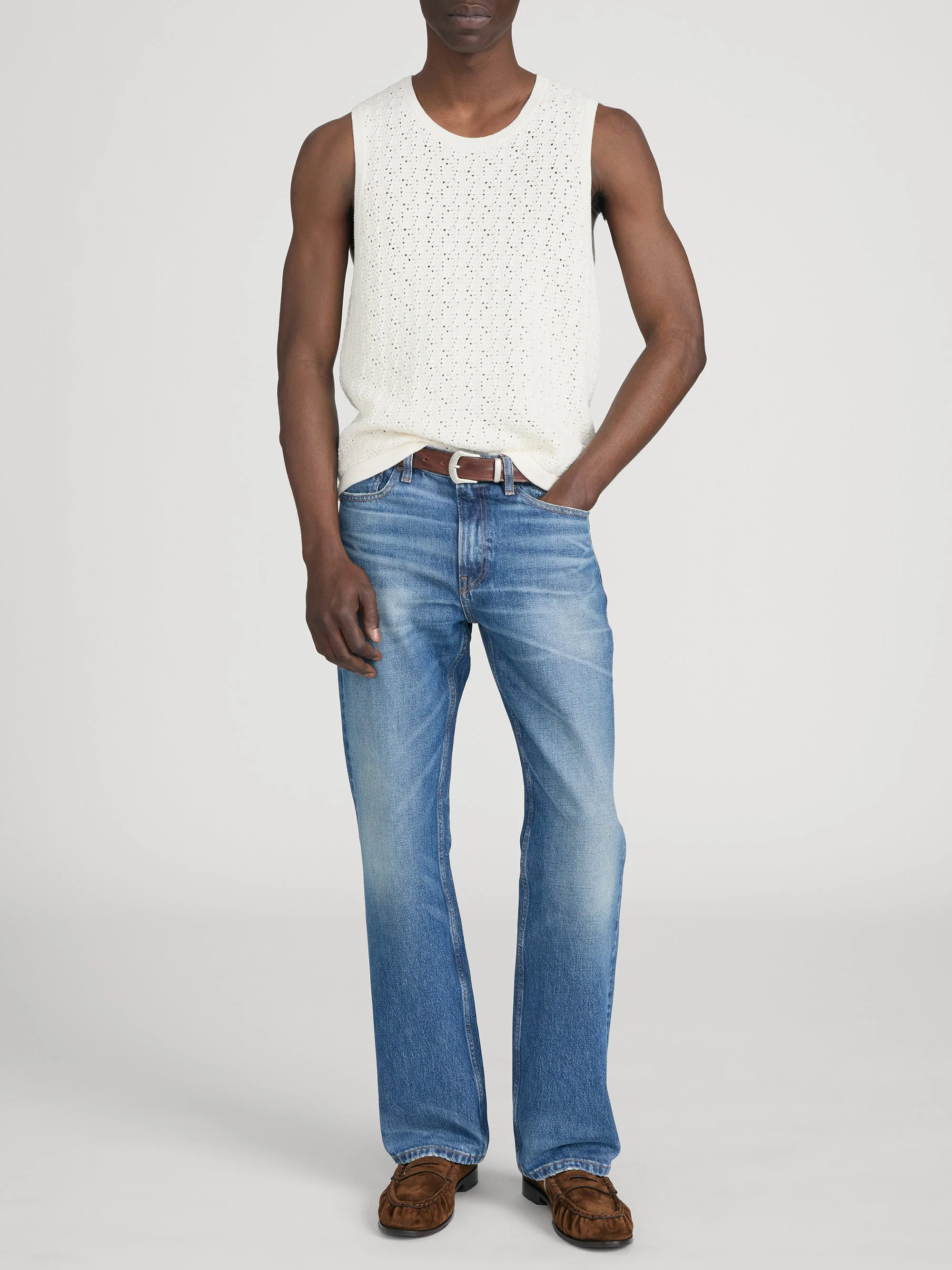 FRAME - Open Stitch Tank - Image 2