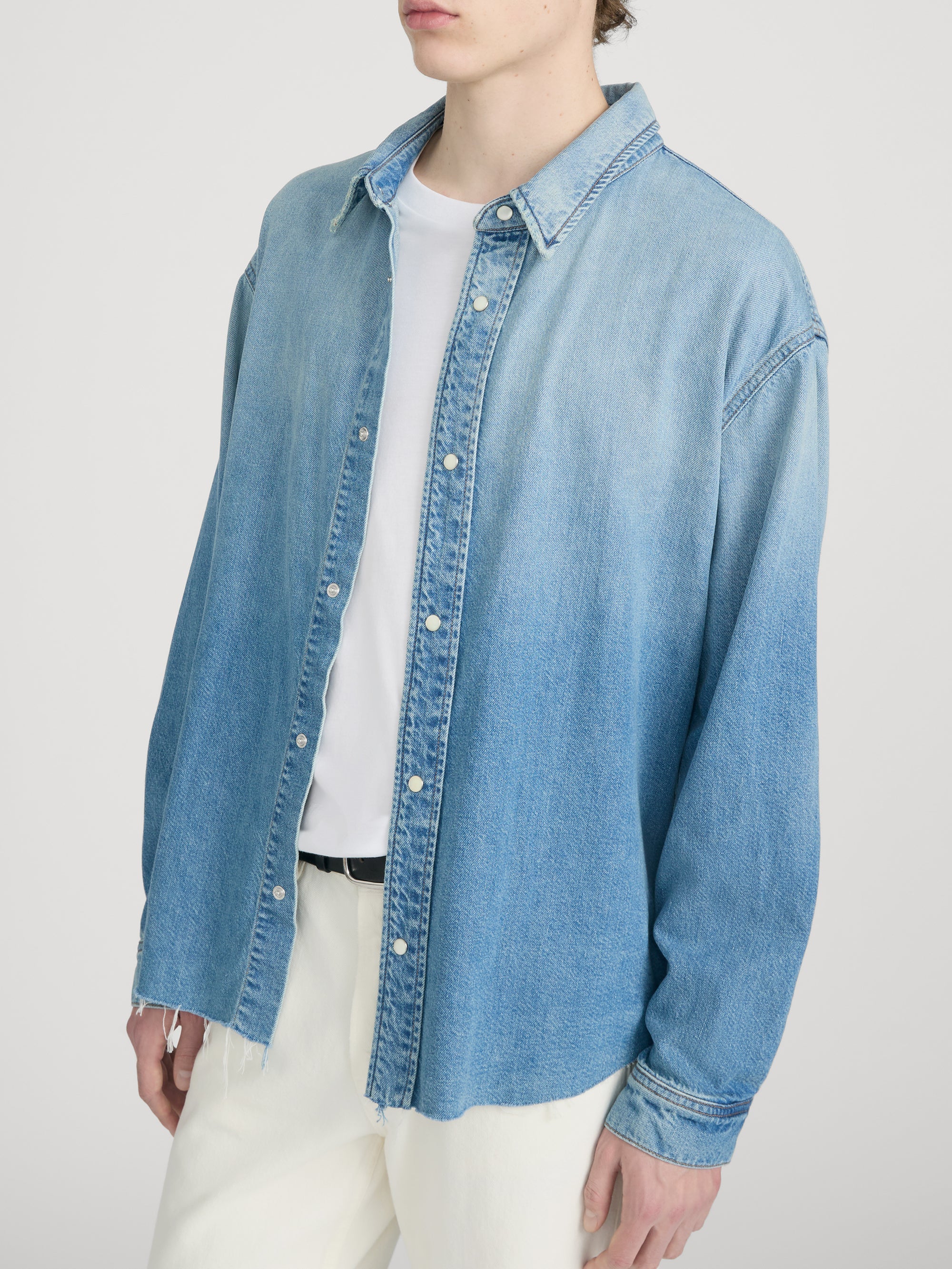 FRAME - Relaxed Denim Shirt - Image 4