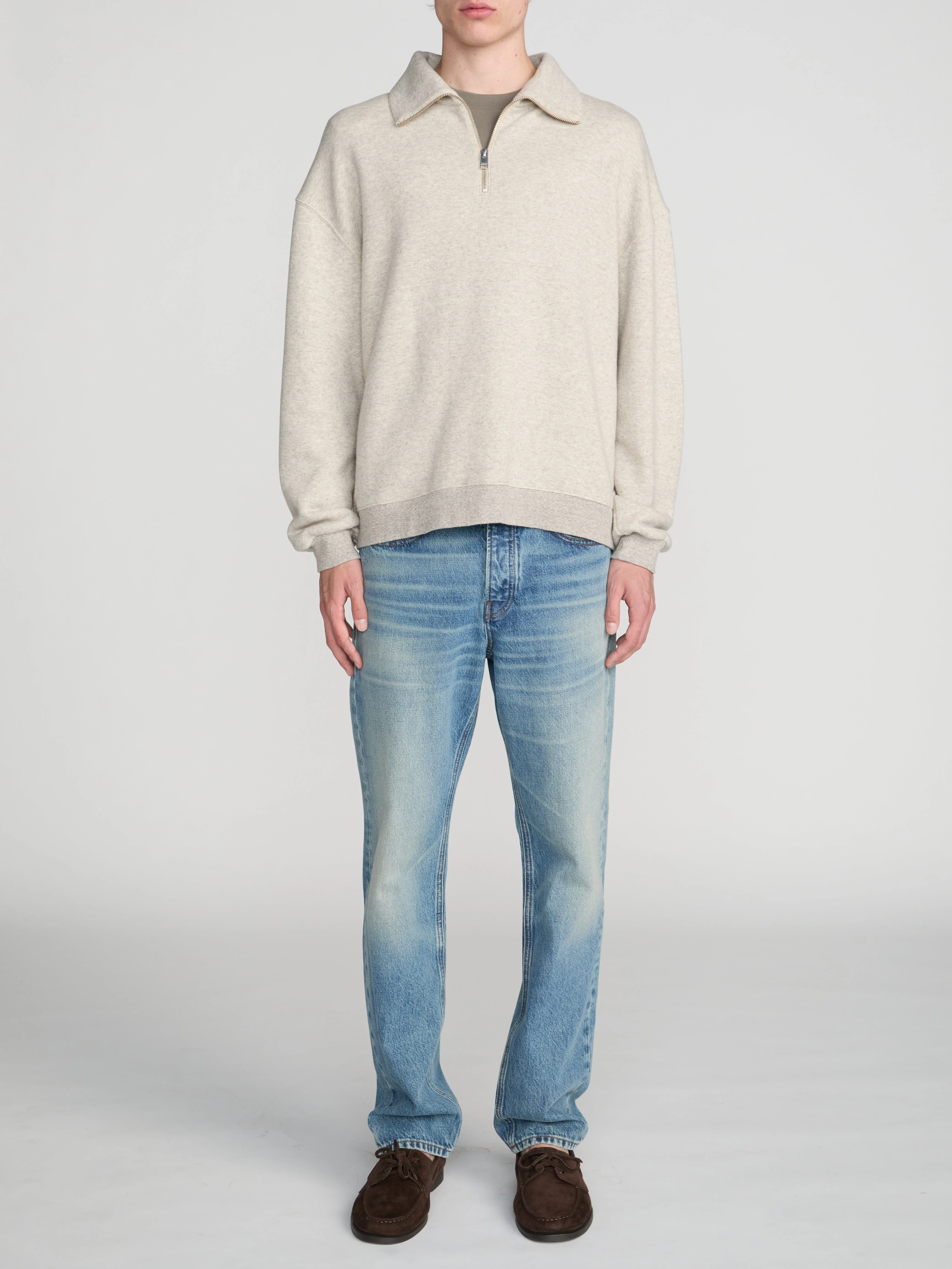FRAME - Relaxed Zip Up Sweatshirt - Image 2
