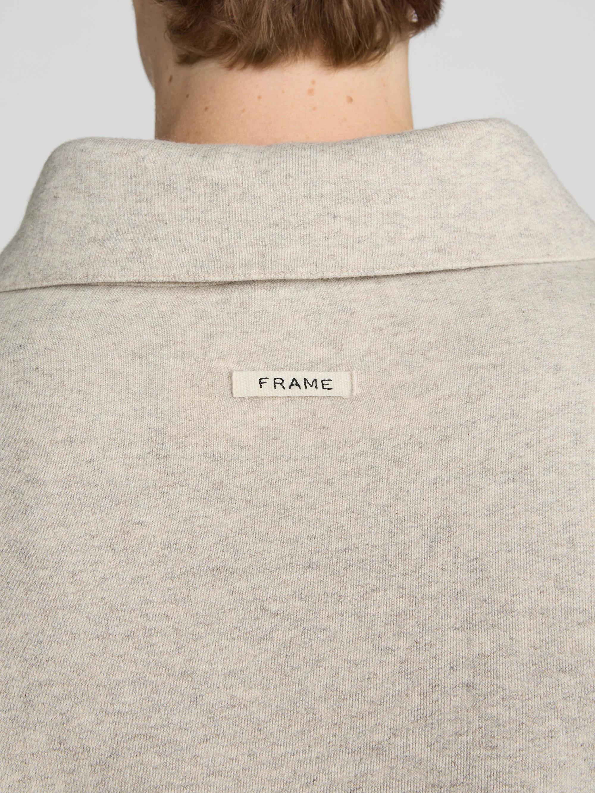 FRAME - Relaxed Zip Up Sweatshirt - Image 6