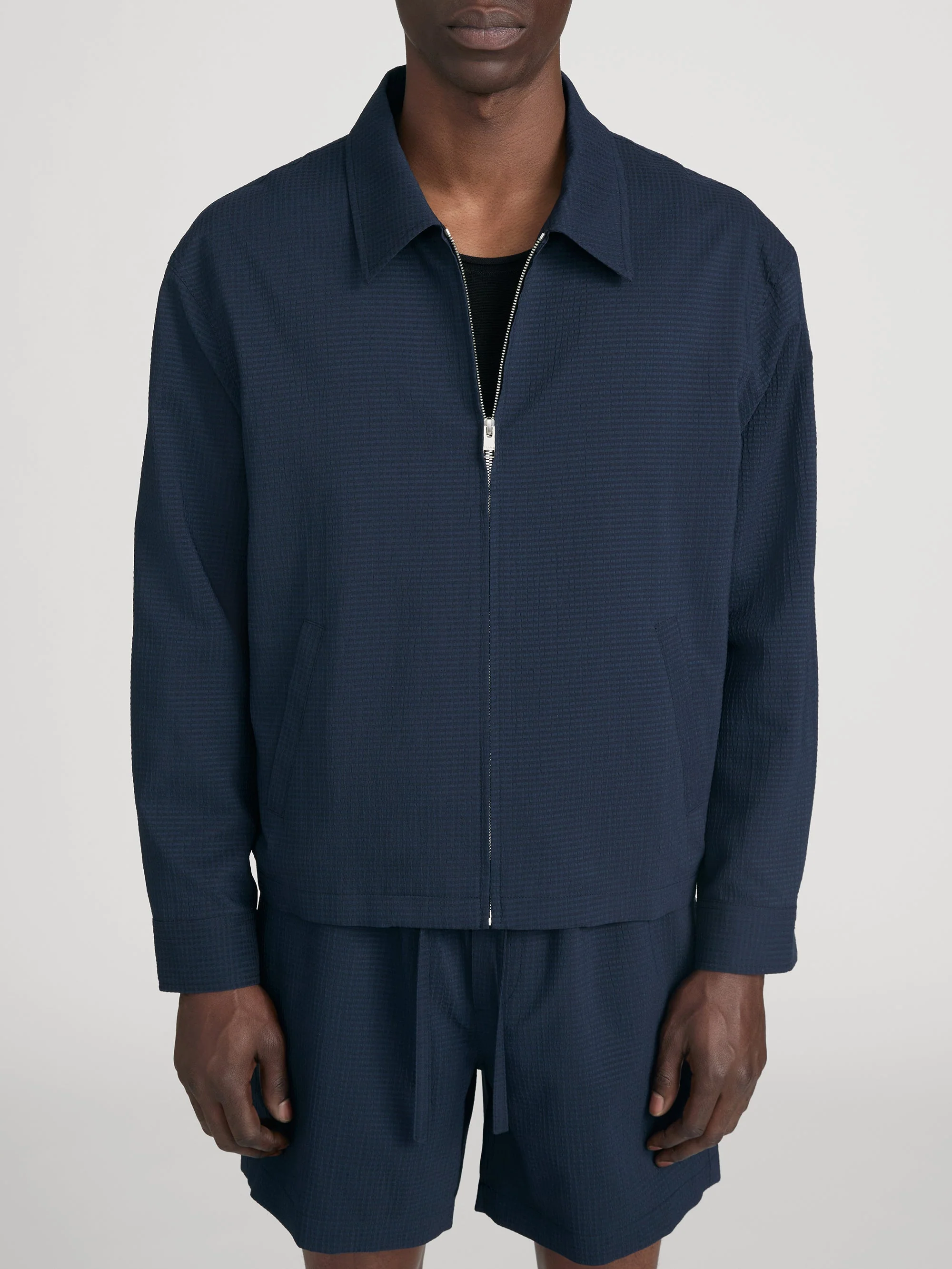 FRAME - Seersucker Blouson - Image 3