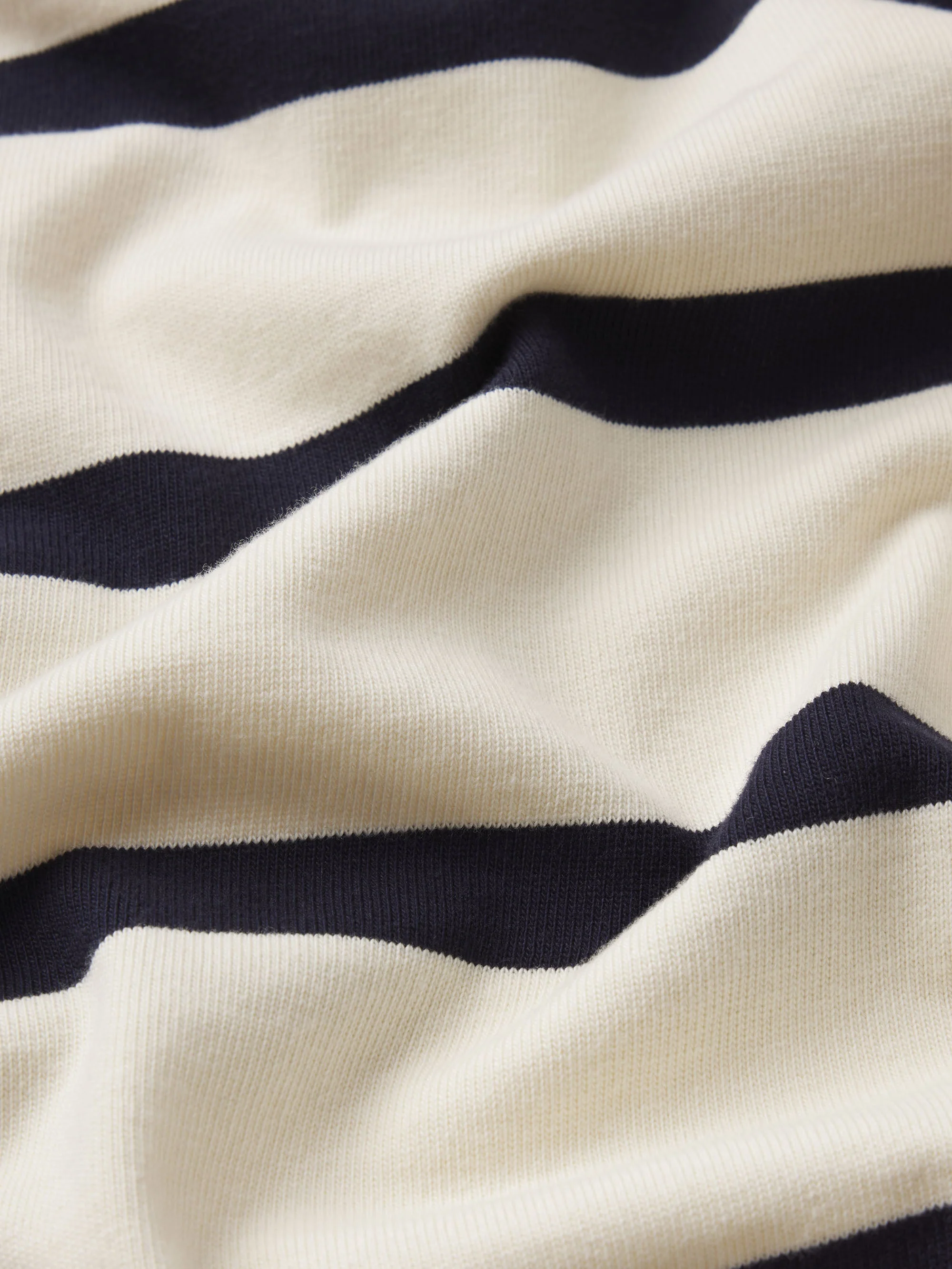FRAME - Striped Half - Zip Sweatshirt - Image 7