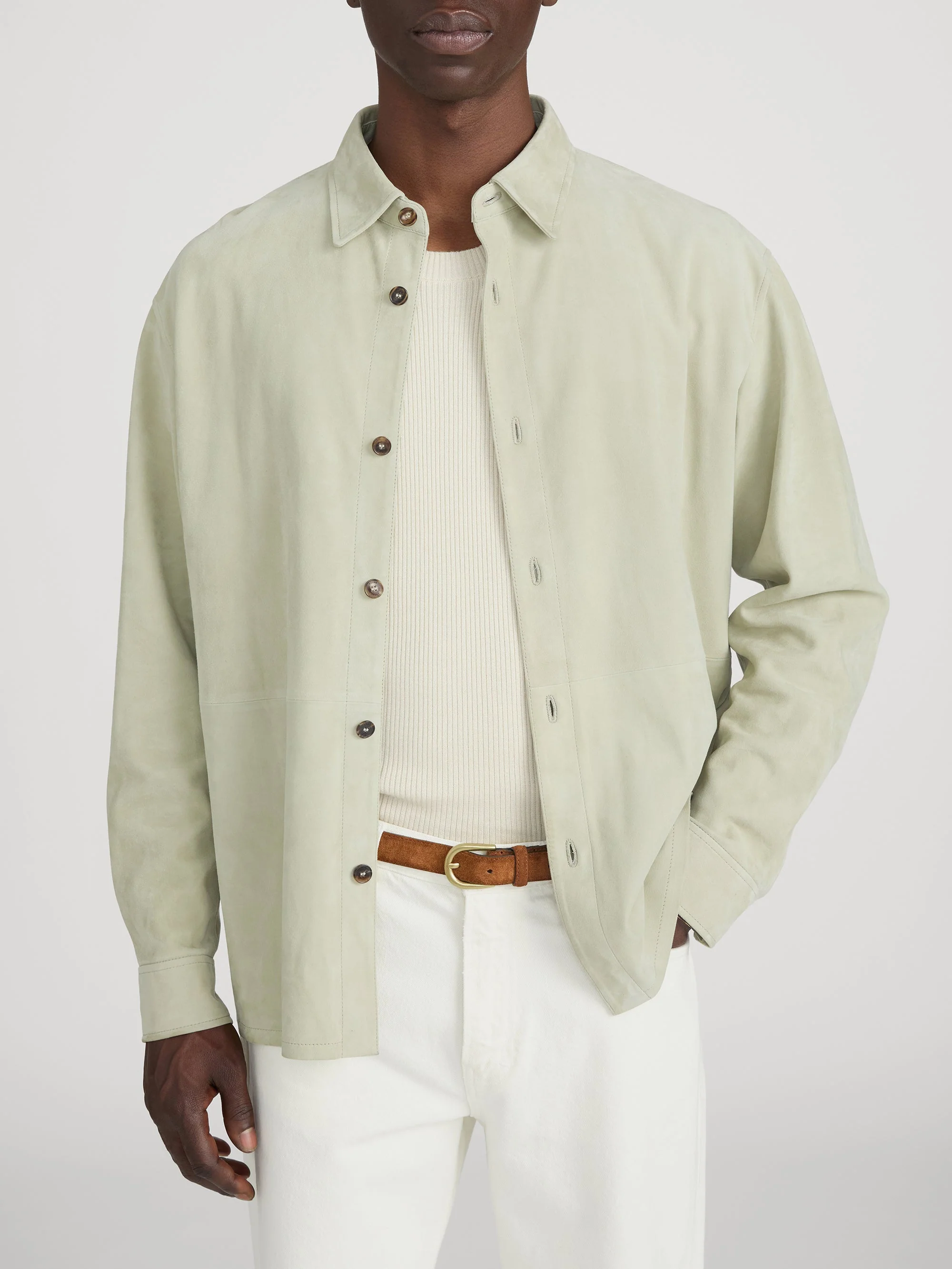 FRAME - Suede Shirt - Image 3