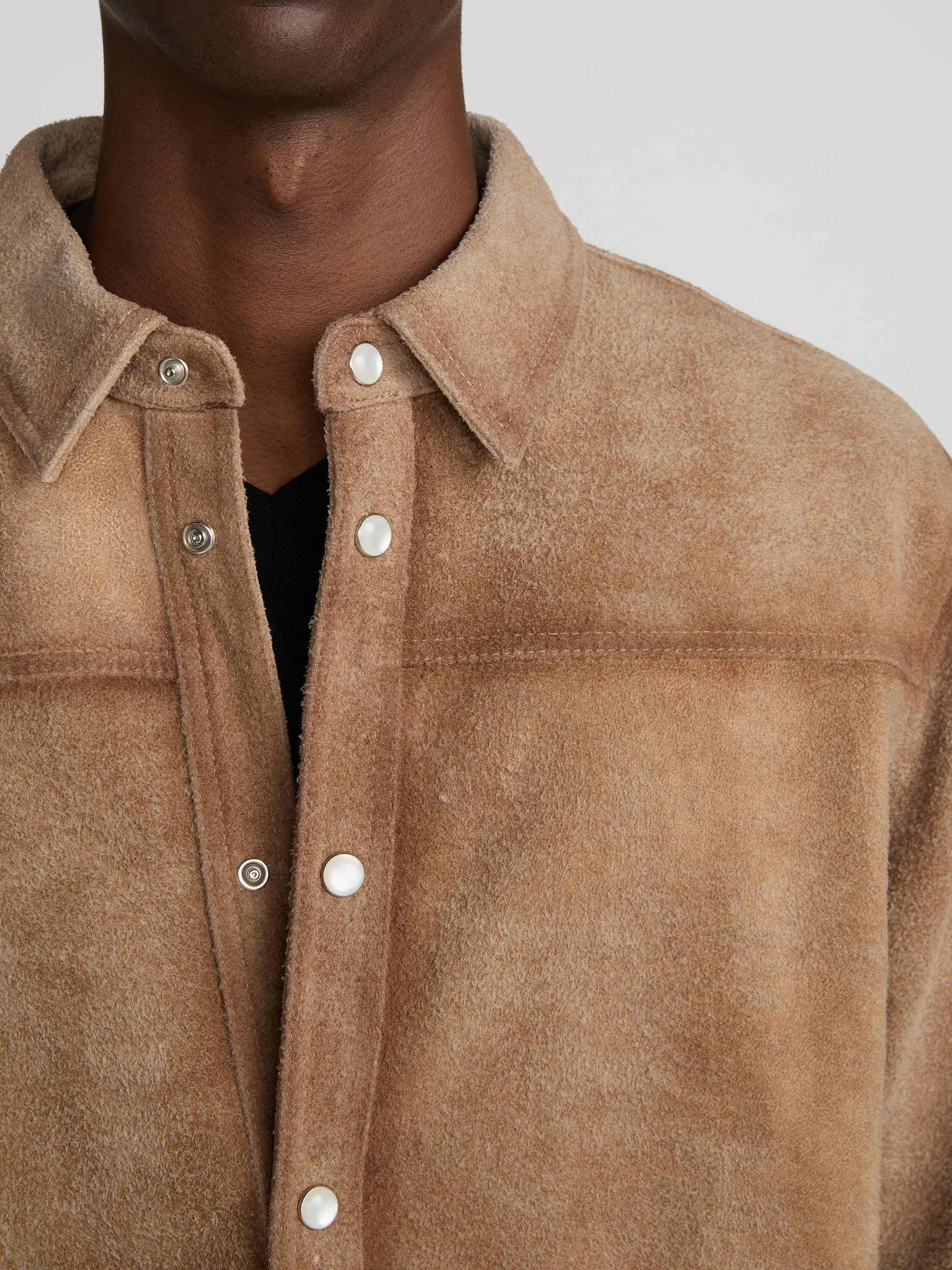 FRAME - Suede Shirt Jacket - Image 5