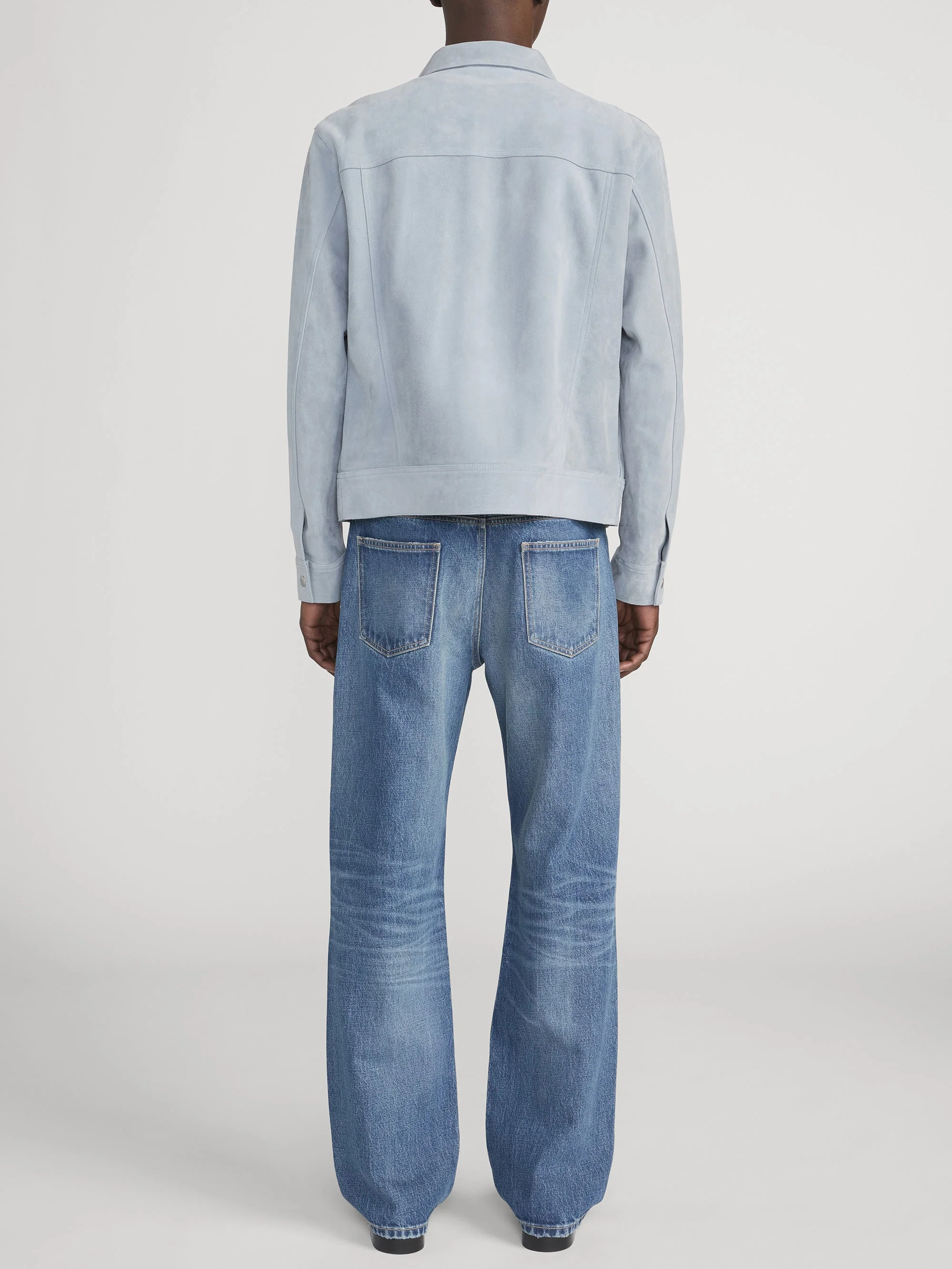 FRAME - Suede Trucker Jacket - Image 6