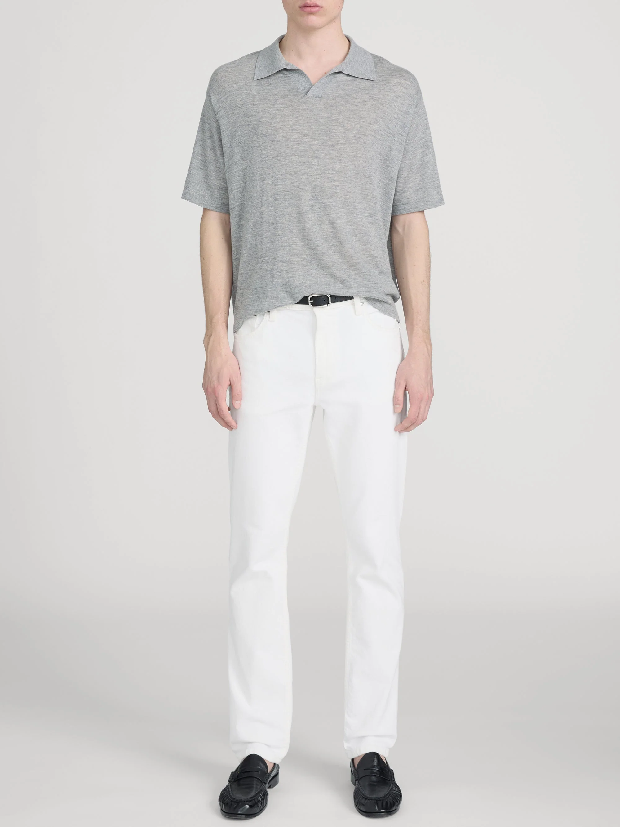 FRAME - Superfine Polo Sweater - Image 2