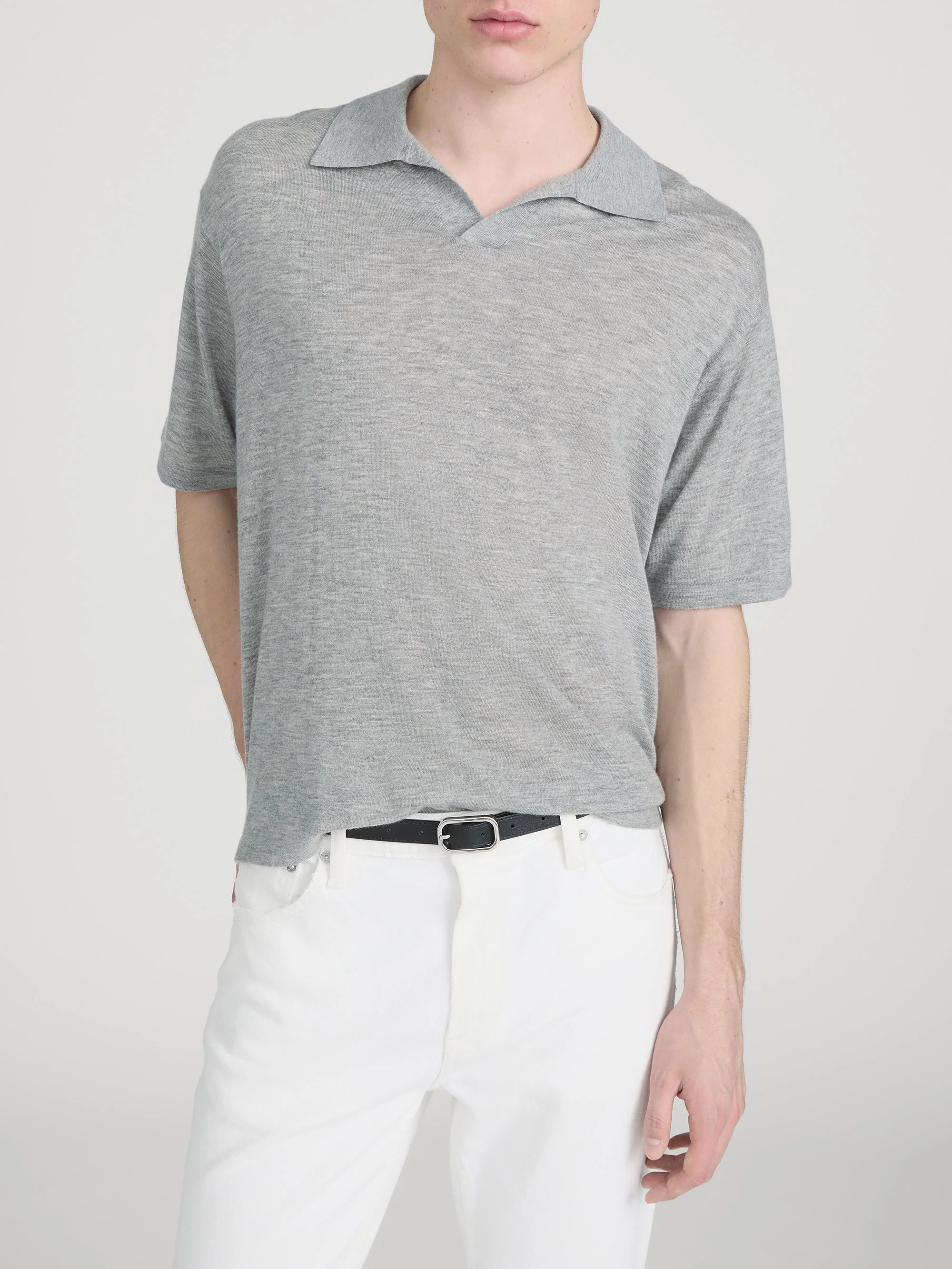 FRAME - Superfine Polo Sweater - Image 3