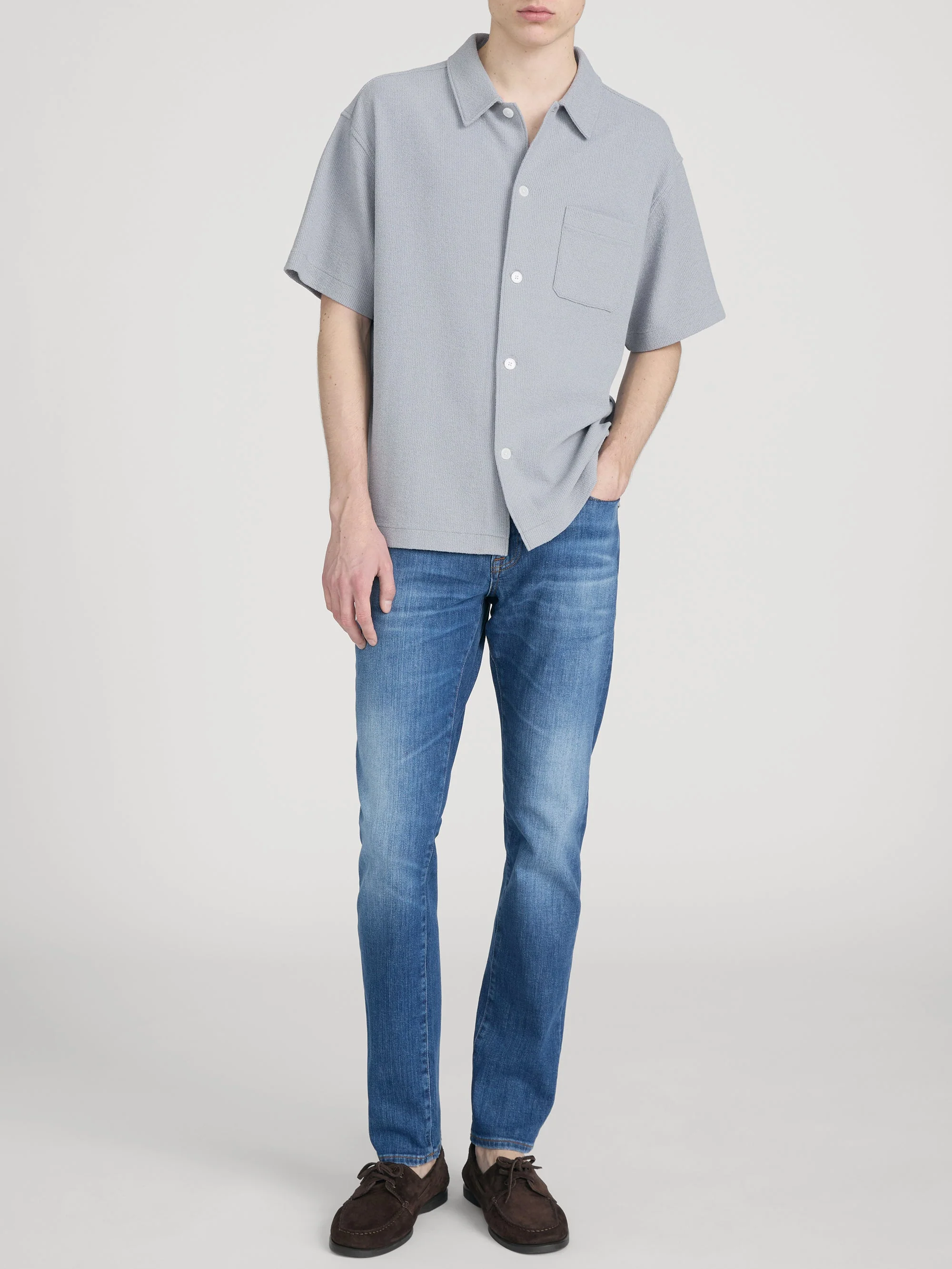 FRAME - Textured Button Down Shirt - Image 2