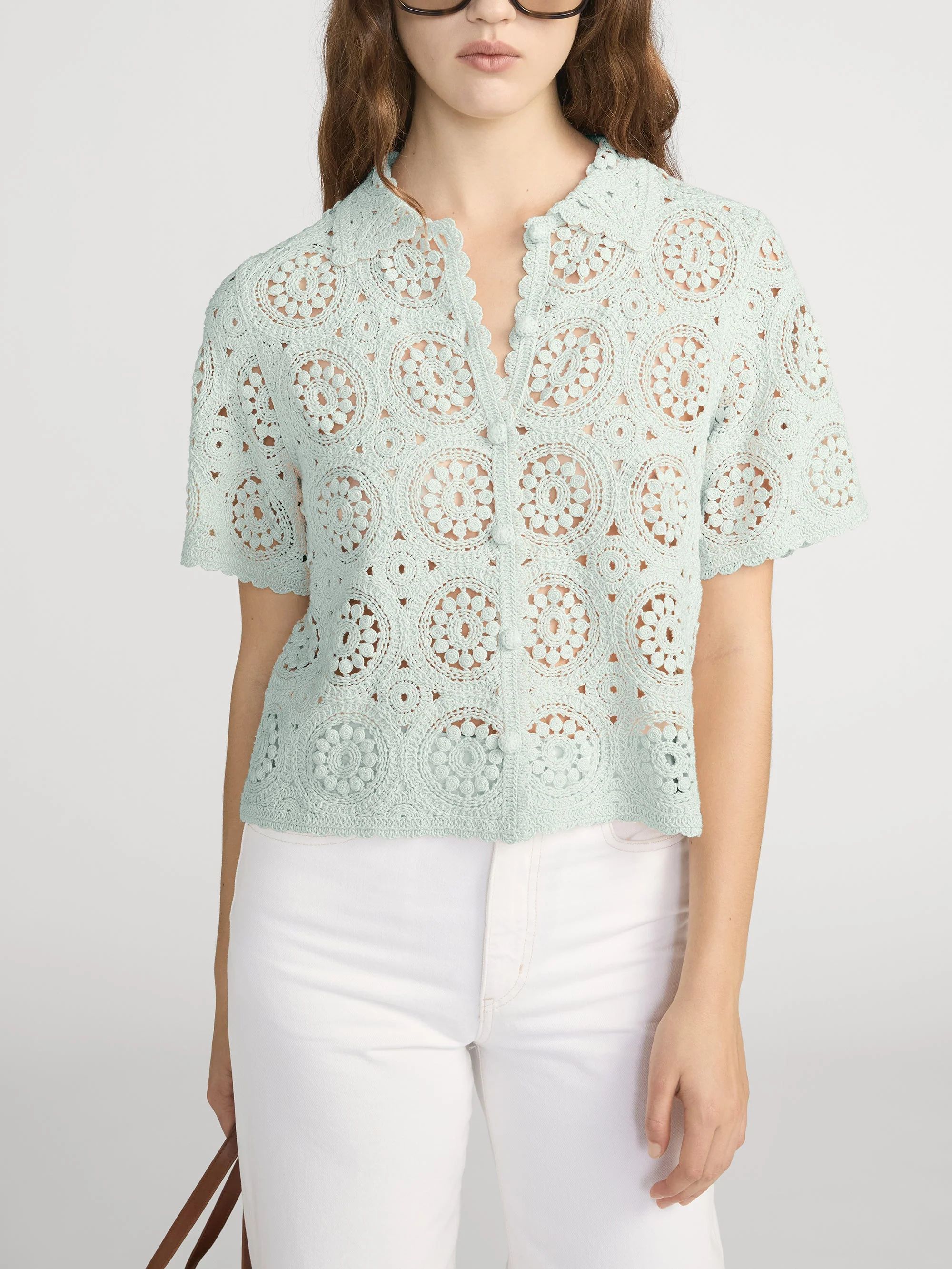 FRAME - The Crochet Boxy Top - Image 3