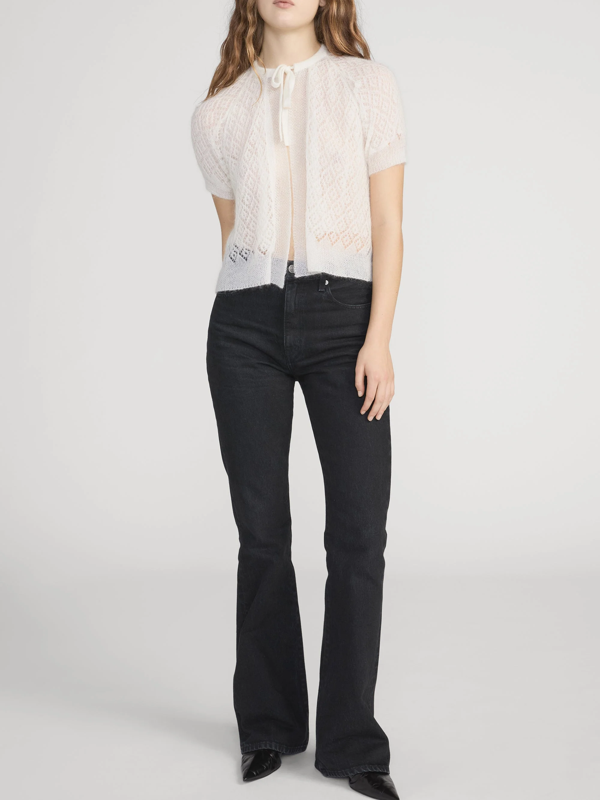 FRAME - The Delicate Tie Sweater - Image 2