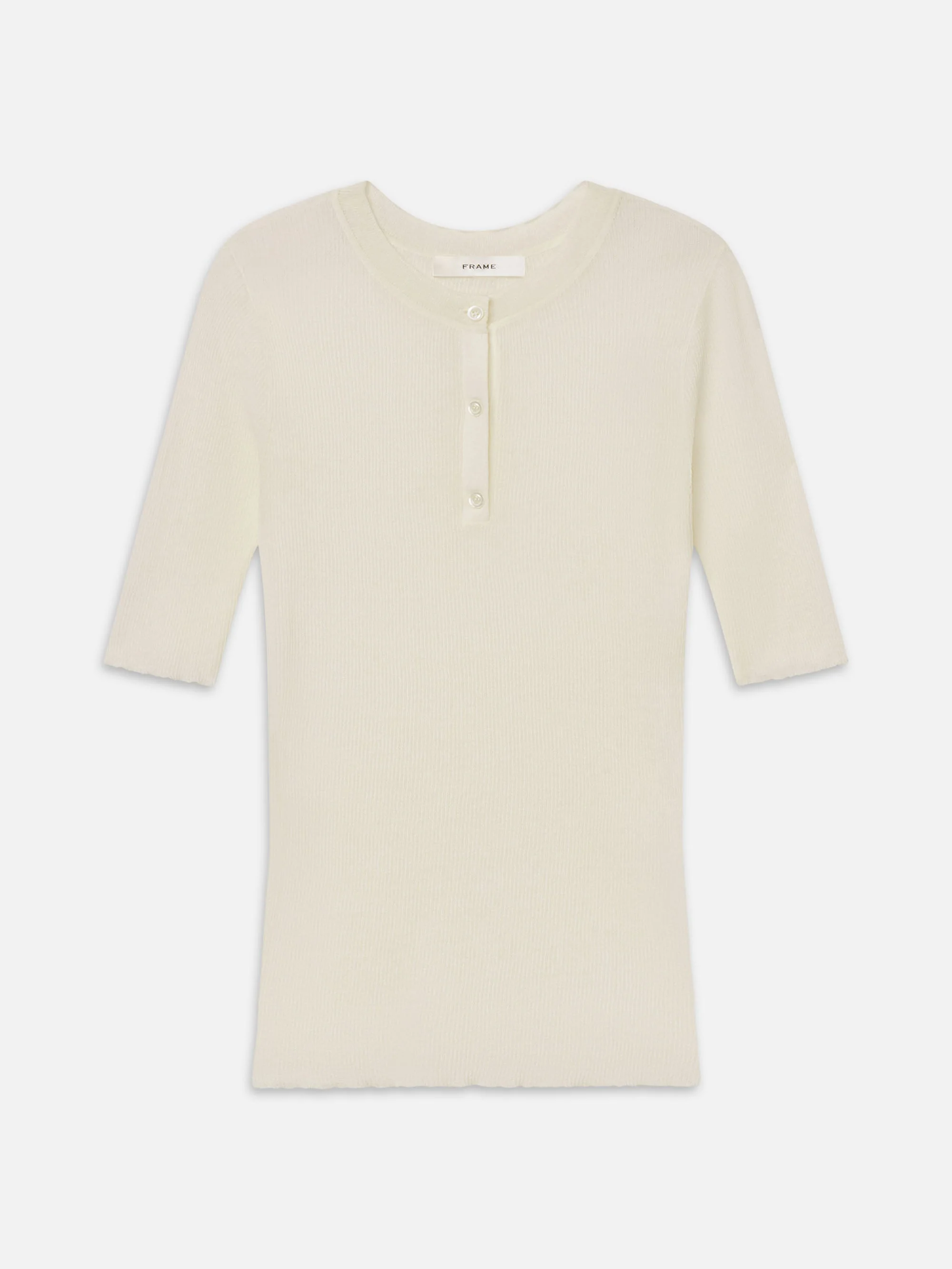 FRAME - The Henley Rib Tee
