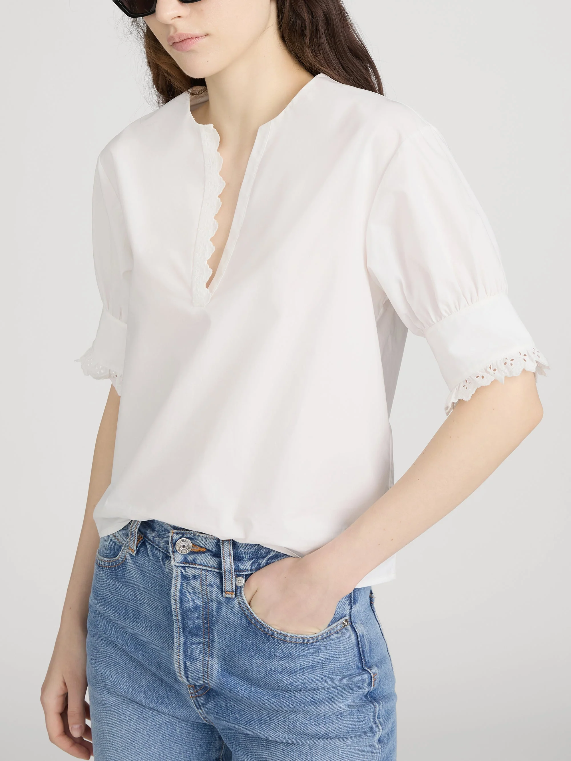 FRAME - The Keepsake Popover Top - Image 5