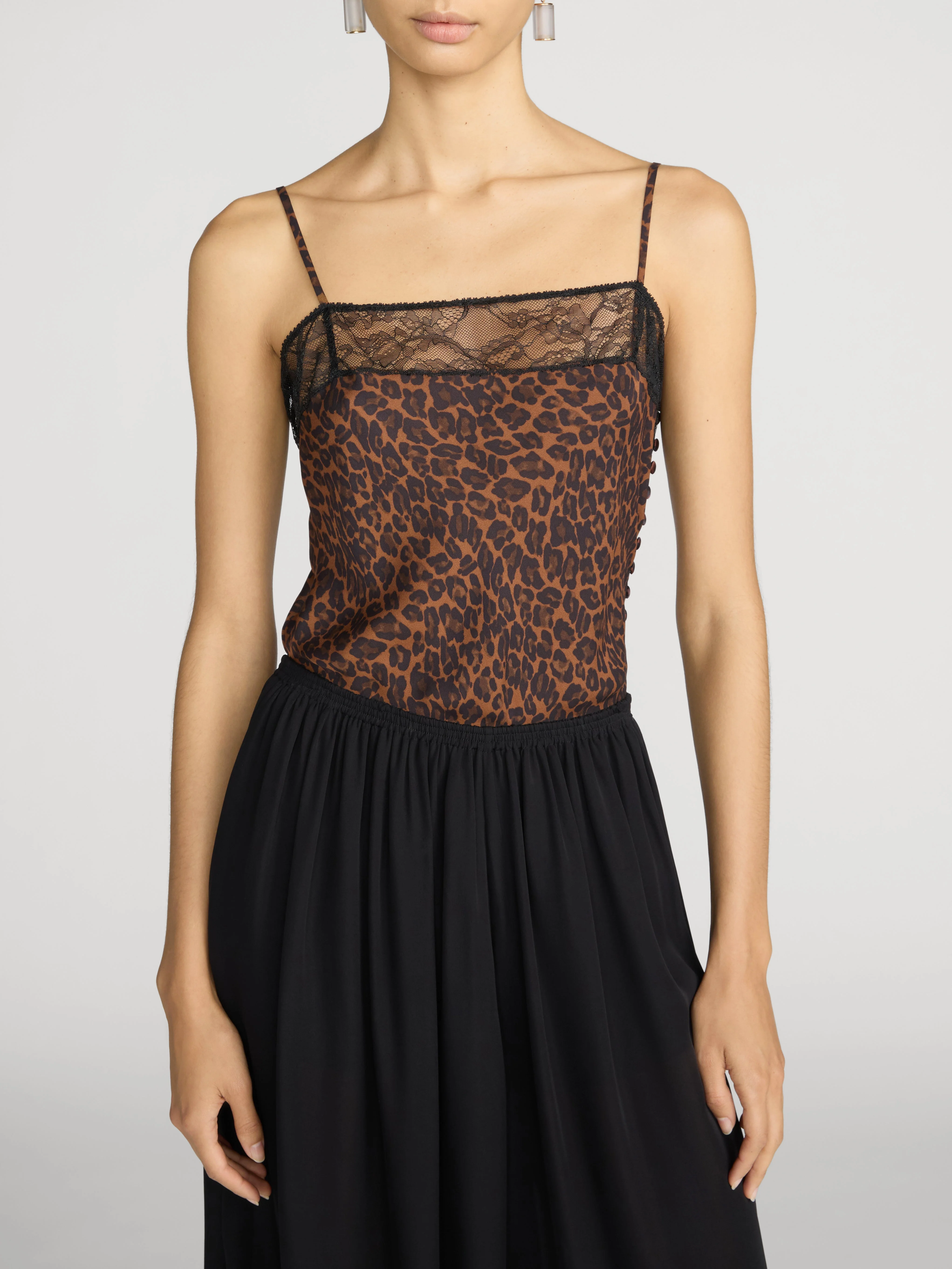 FRAME - The Lace Inset Cami - Image 3