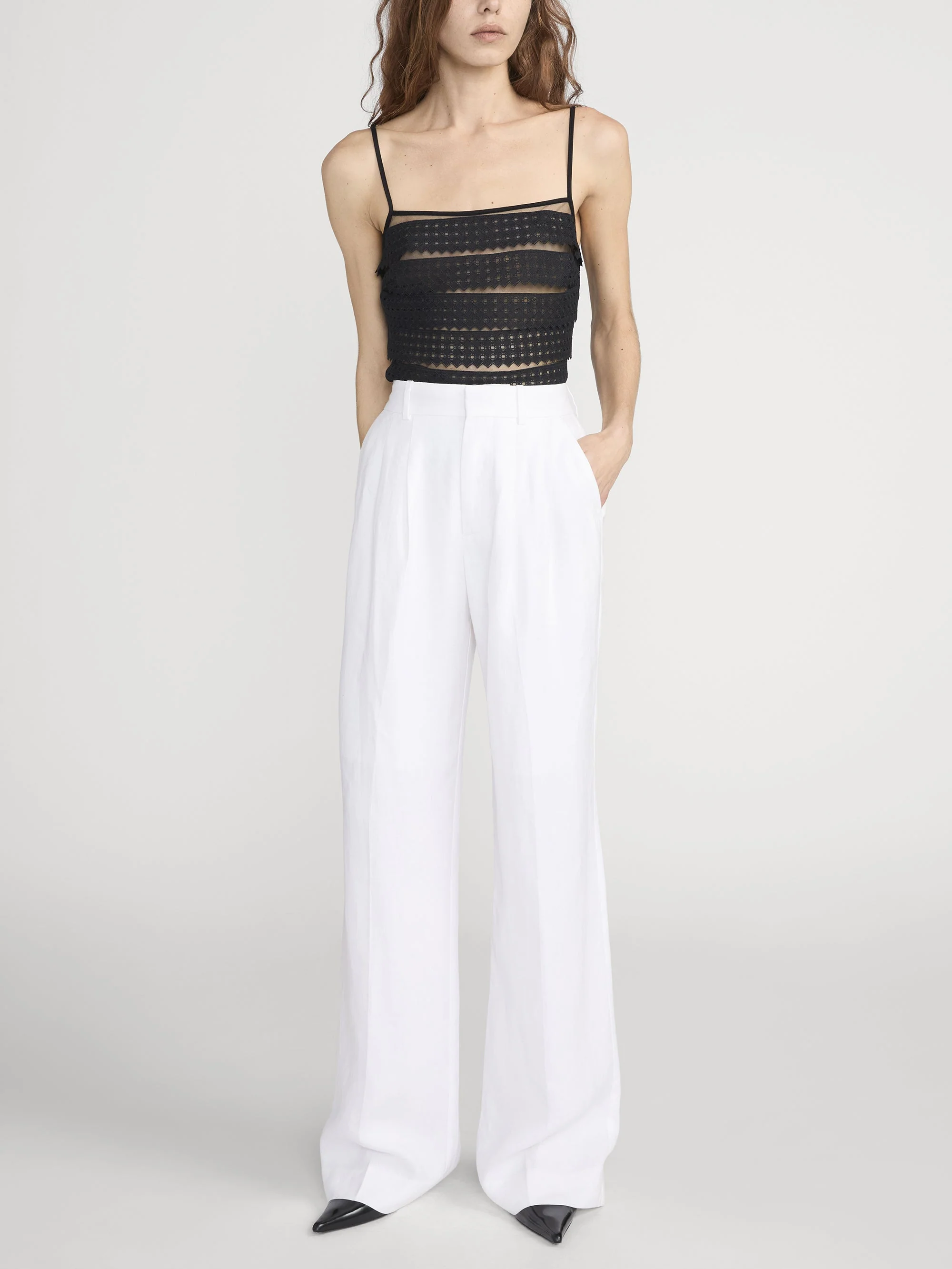 FRAME - The Lattice Crochet Cami - Image 2