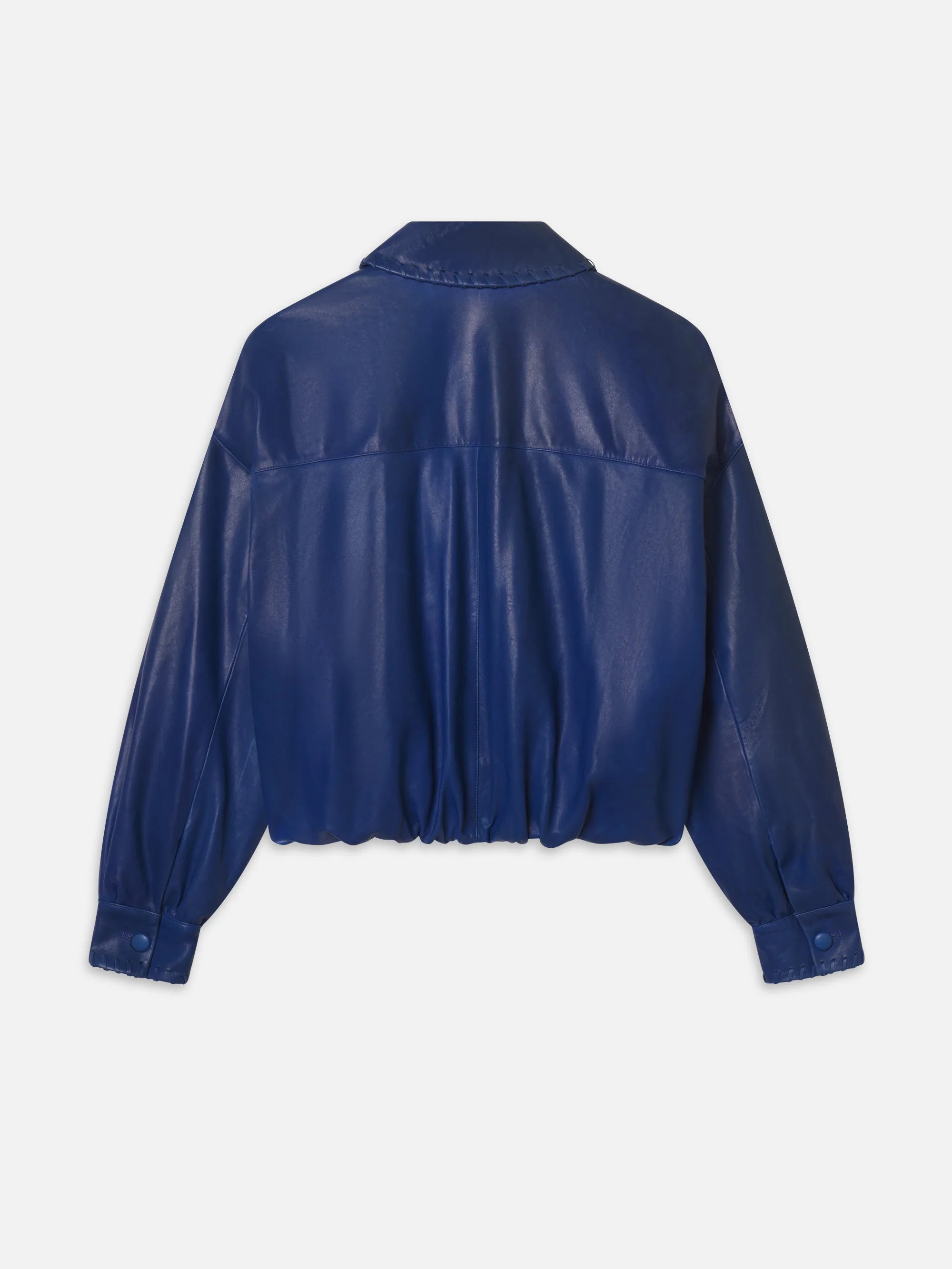 FRAME - The Leather Bubble Jacket - Image 6