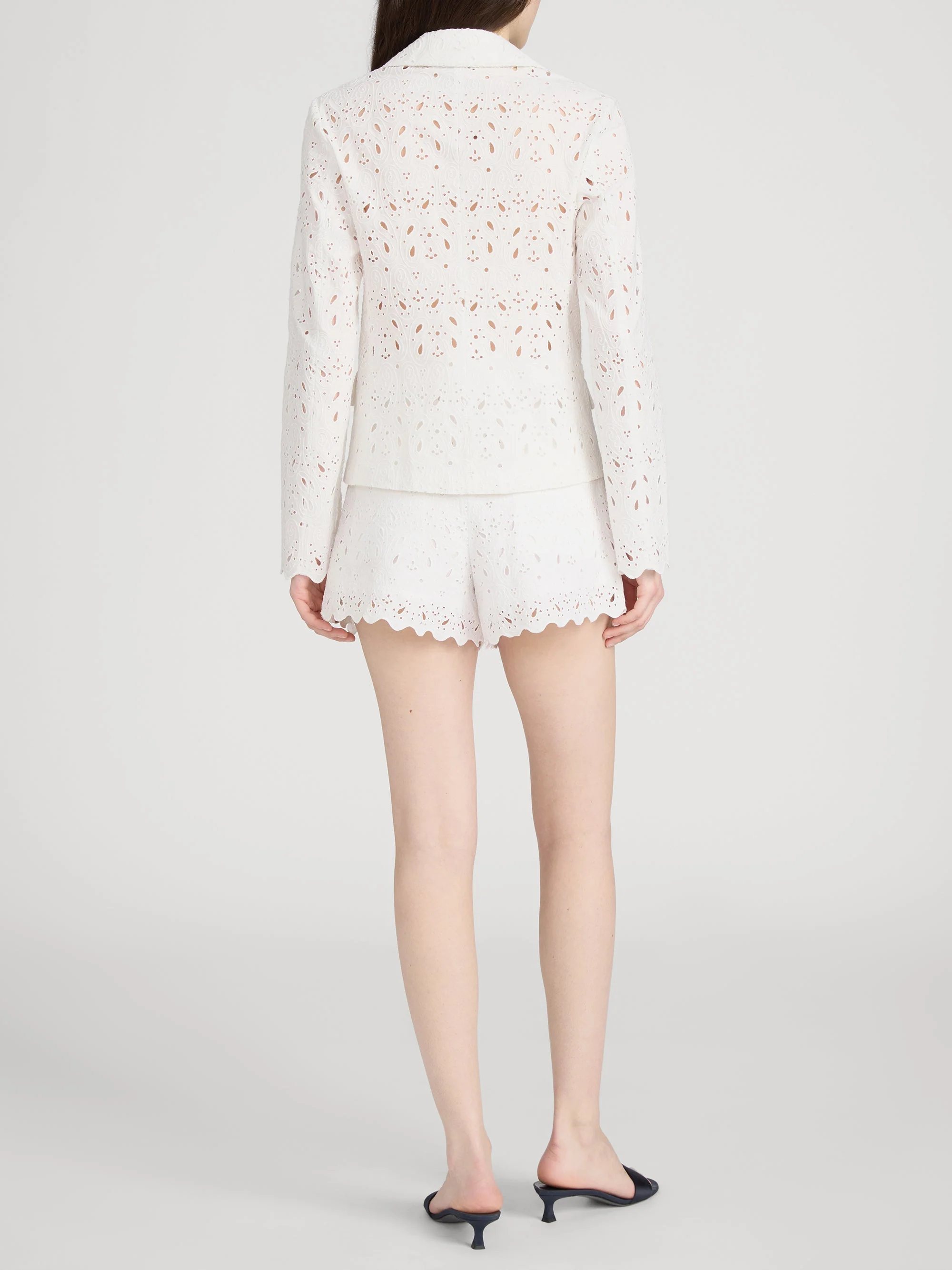 FRAME - The Paisley Eyelet Short - Image 6