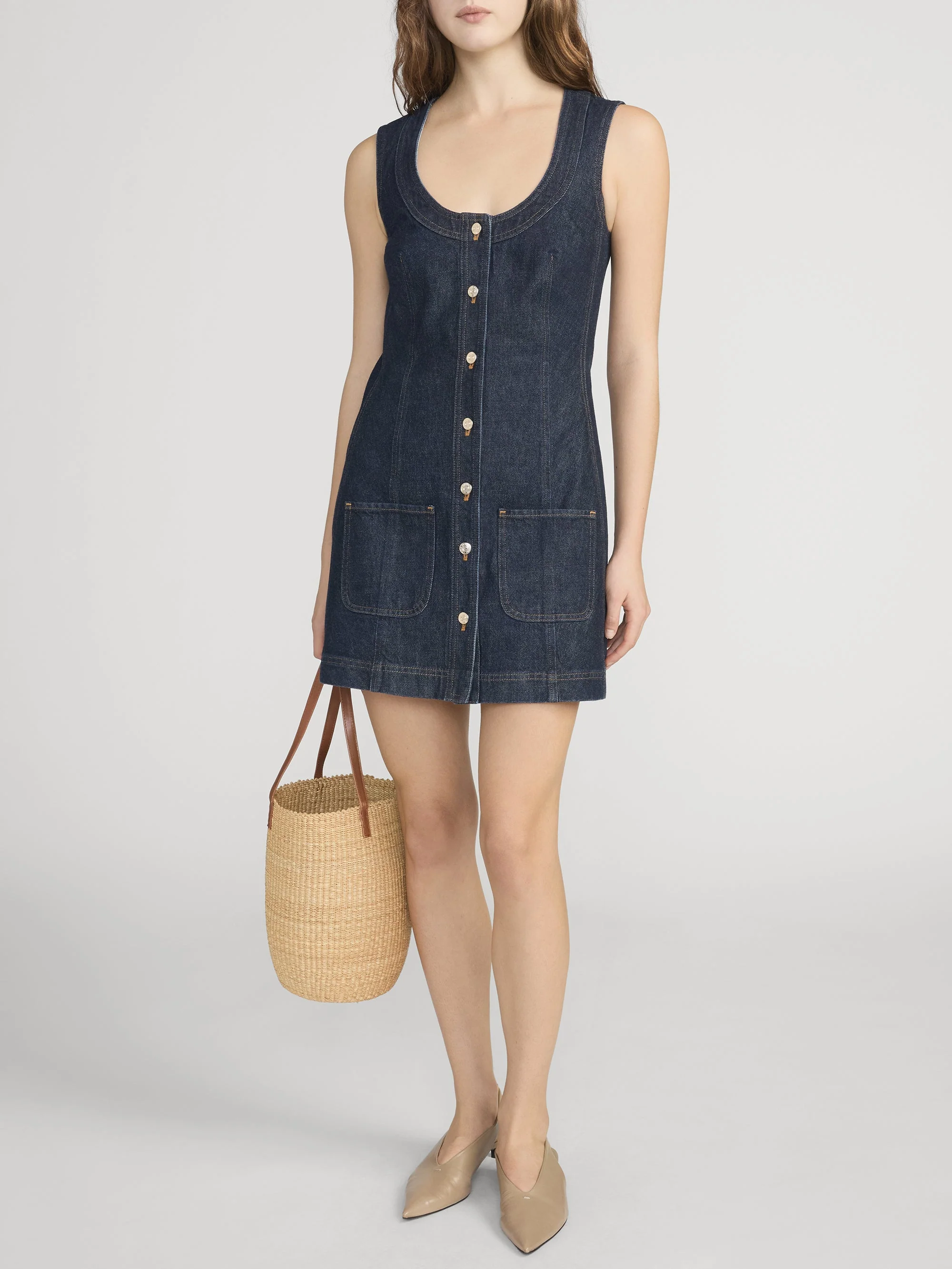 FRAME - The Patch Pocket Dress - Image 2