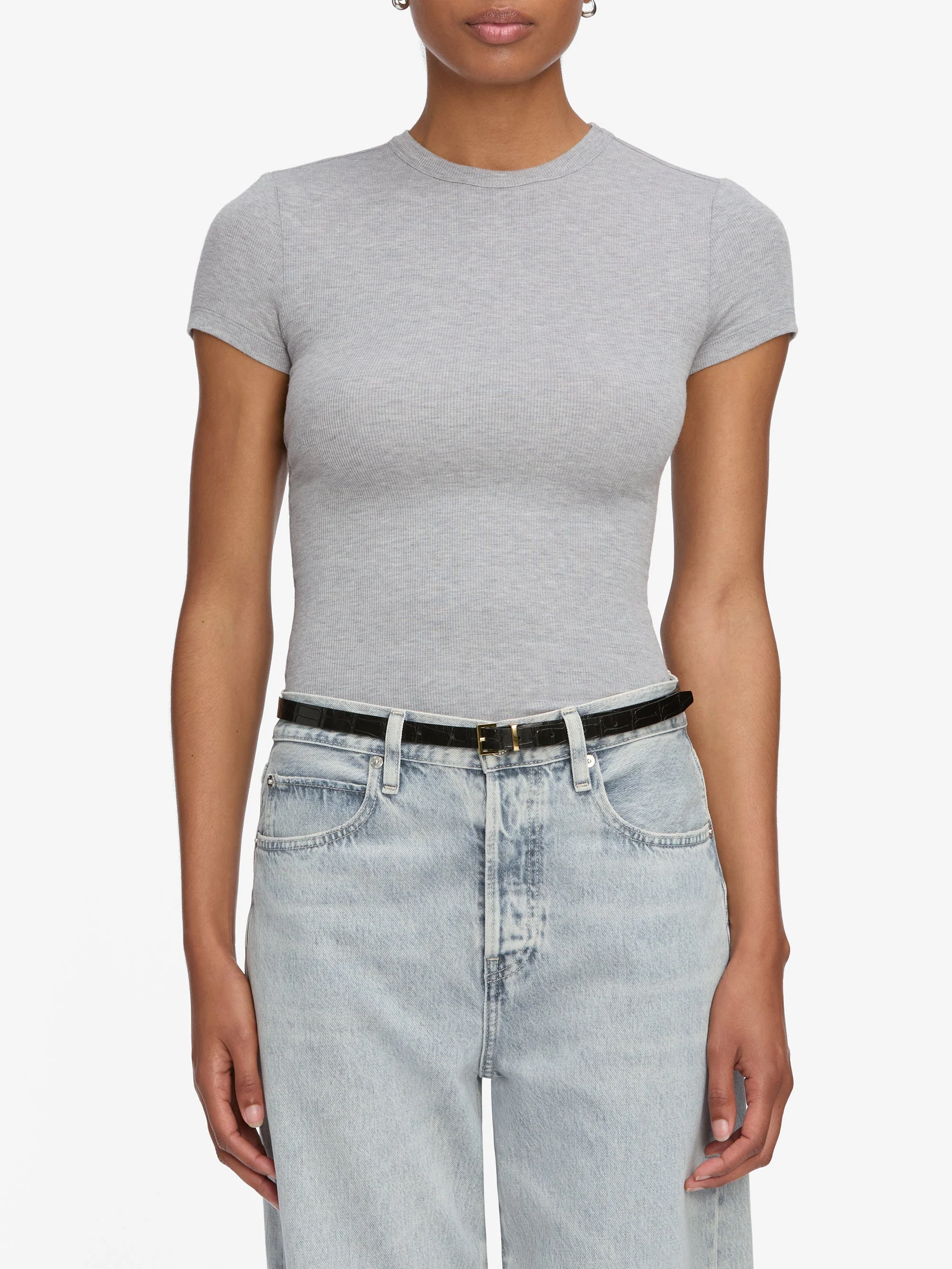 FRAME - The Rib Baby Tee - Image 3