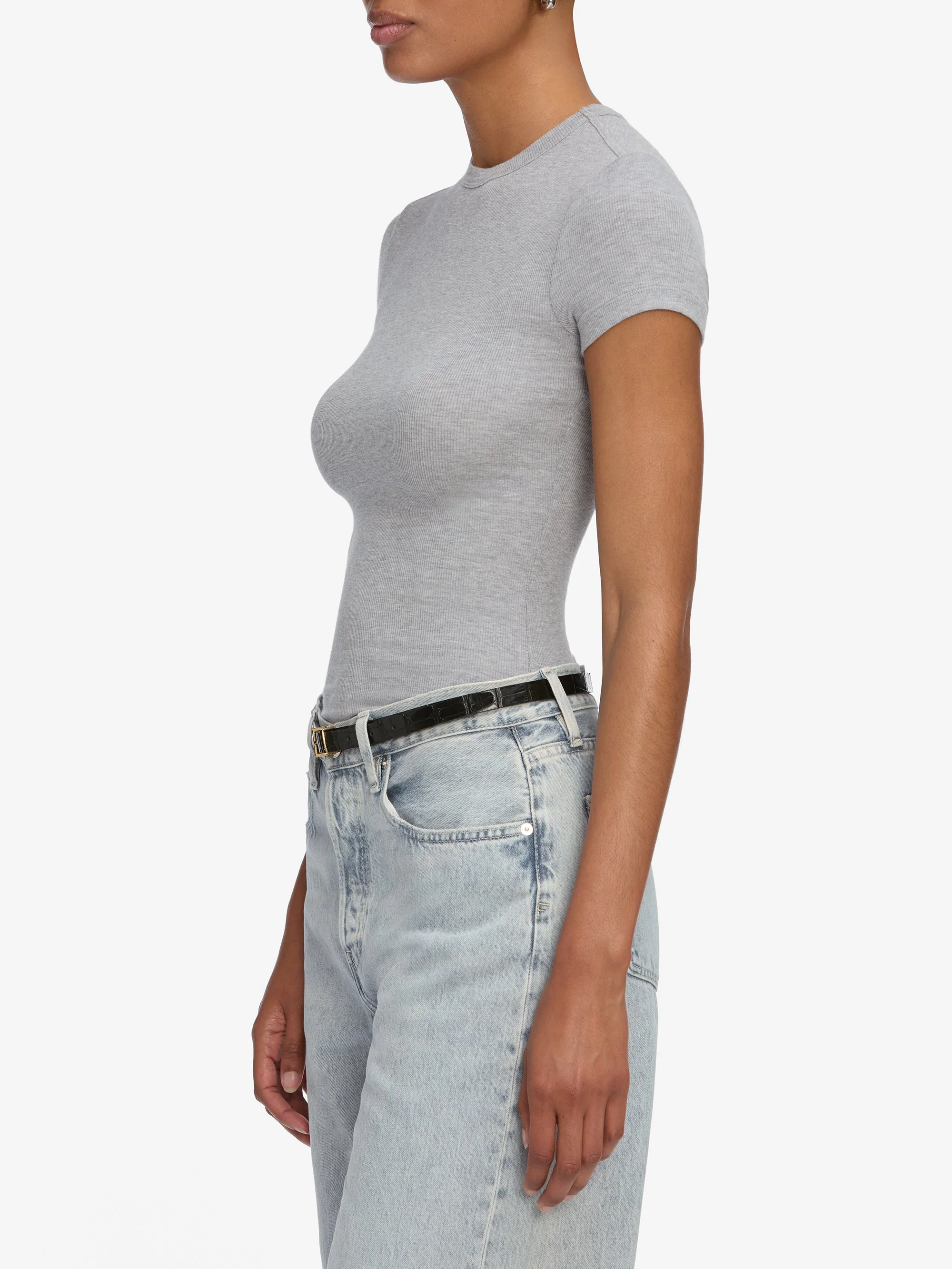 FRAME - The Rib Baby Tee - Image 4