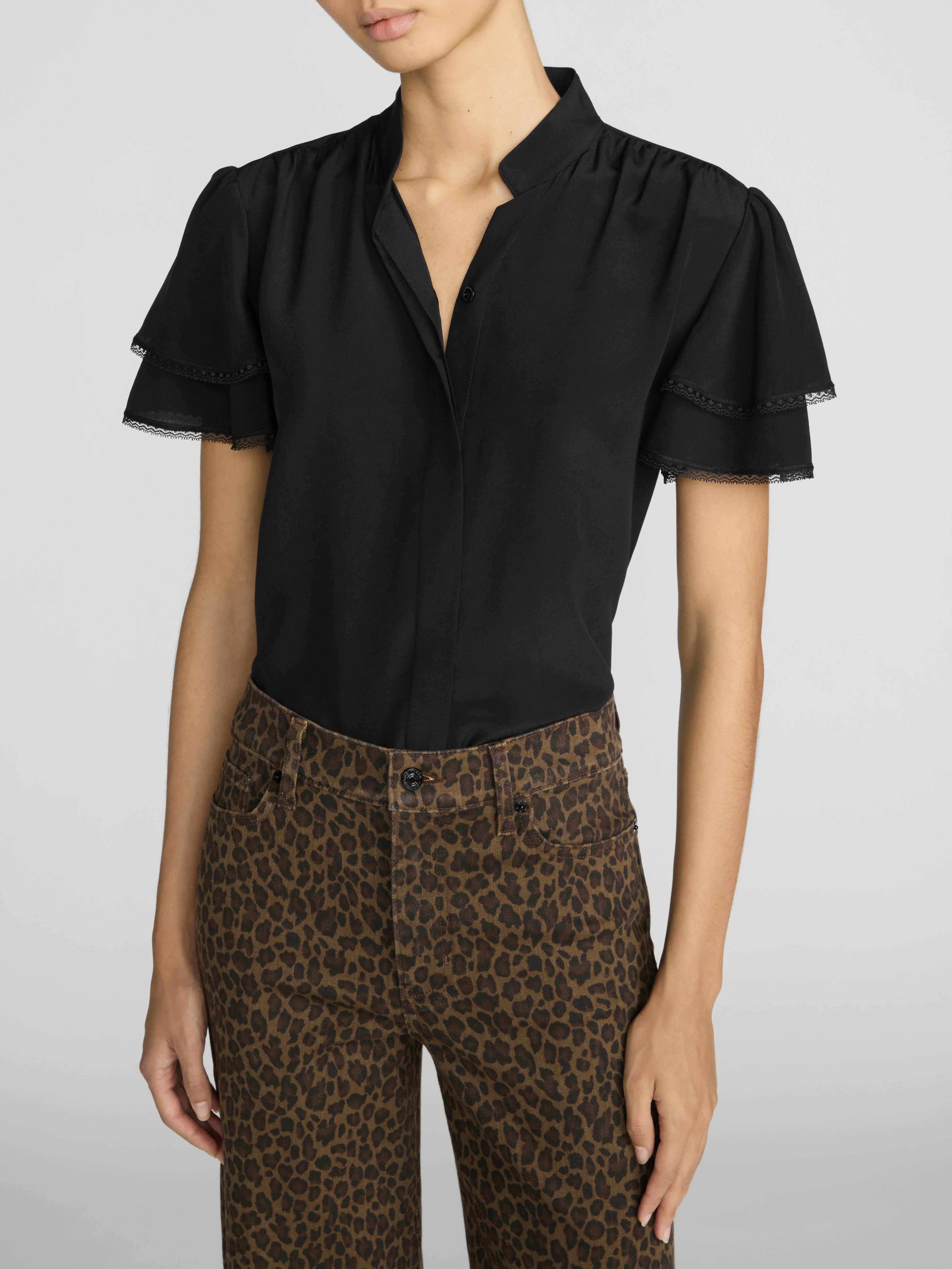 FRAME - The Silk Arcadia Top - Image 3
