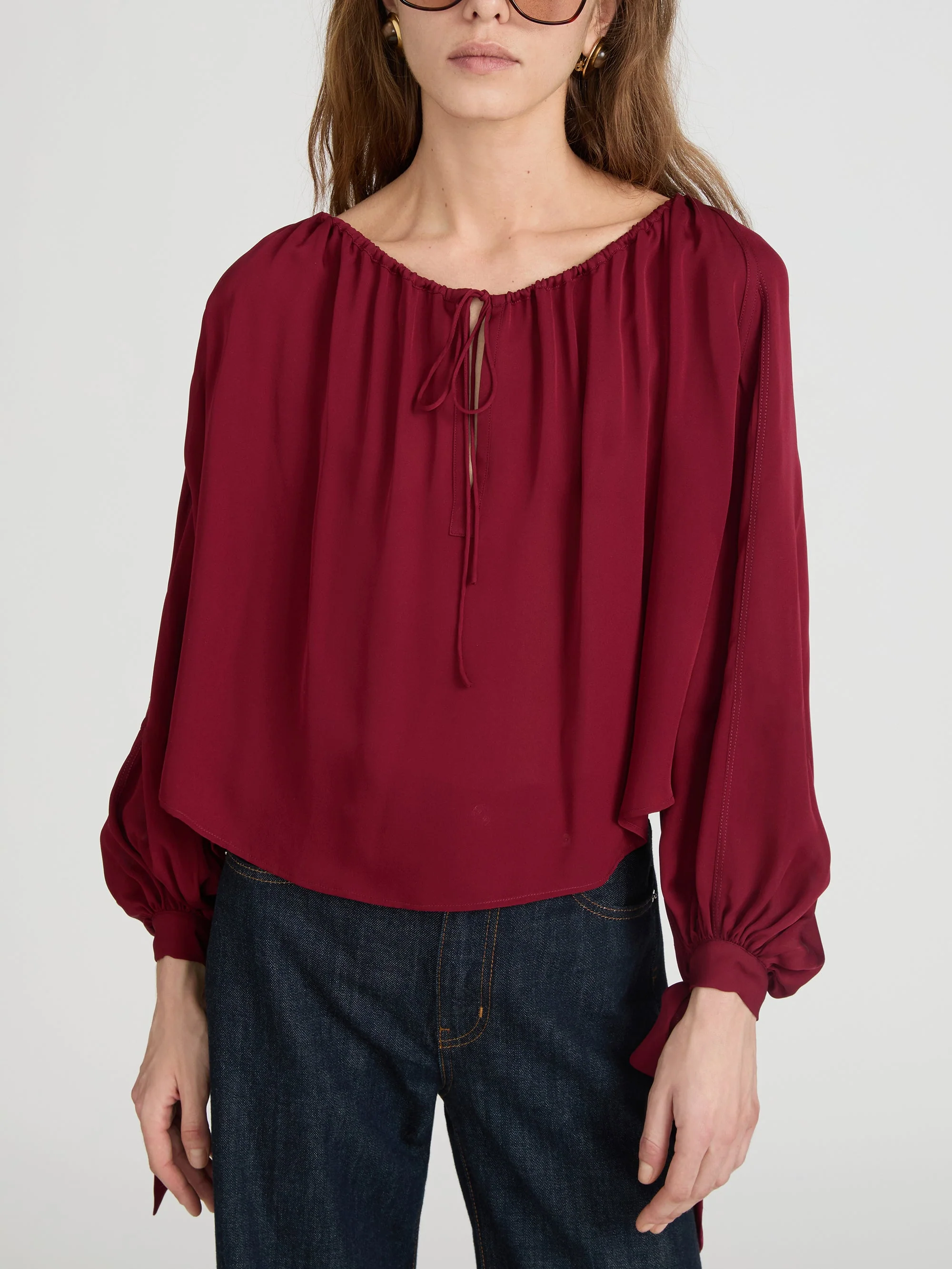 FRAME - The Silk Serenade Blouse - Image 3